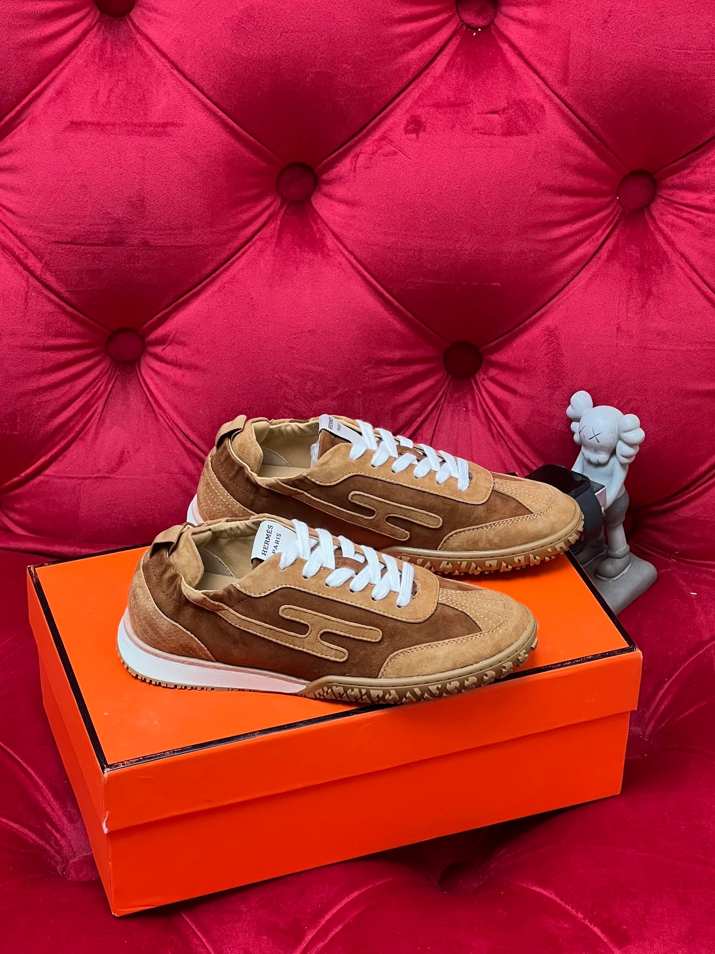 Herm suede sneakers