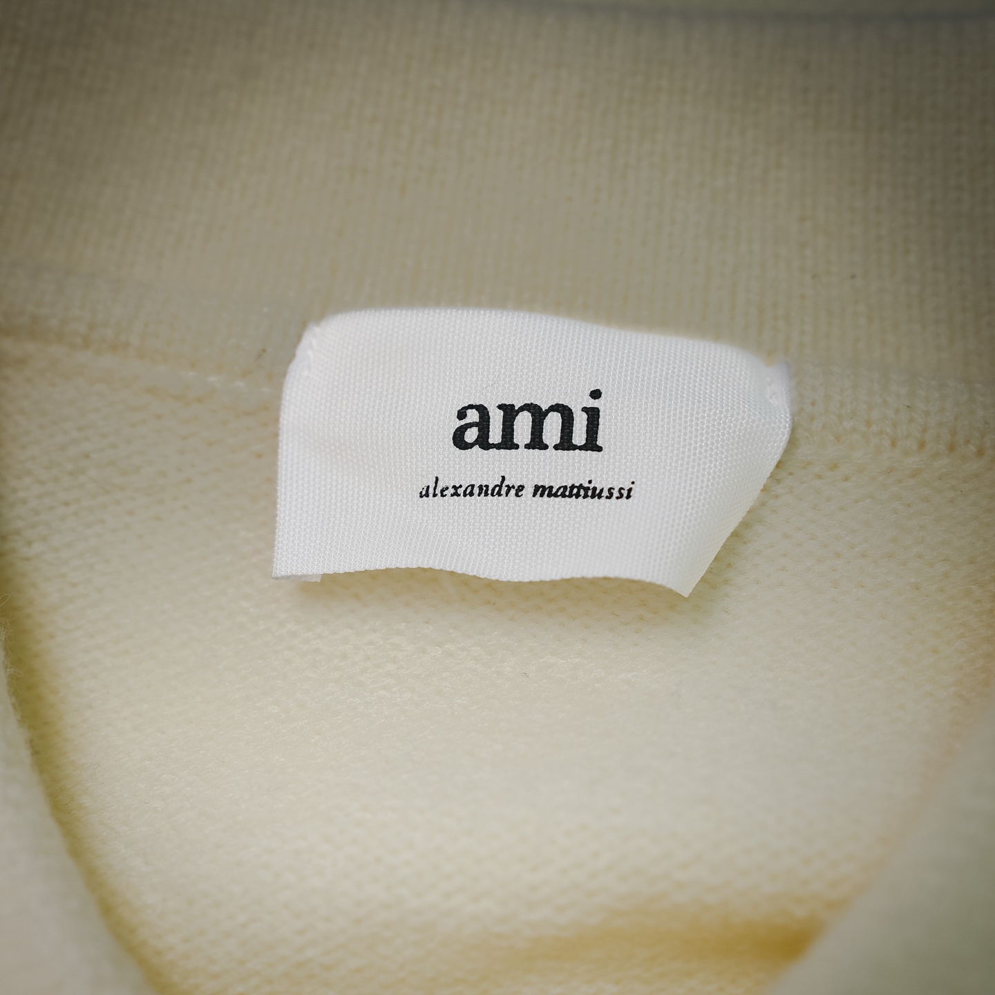 Ami jacquard knit sweater