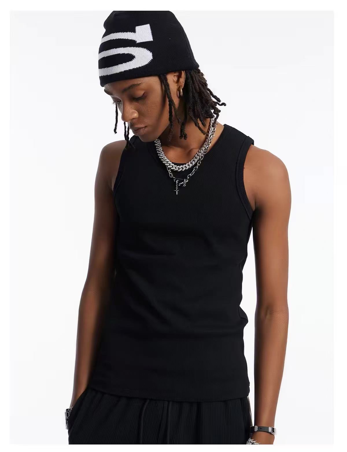 Stk embroidered vest