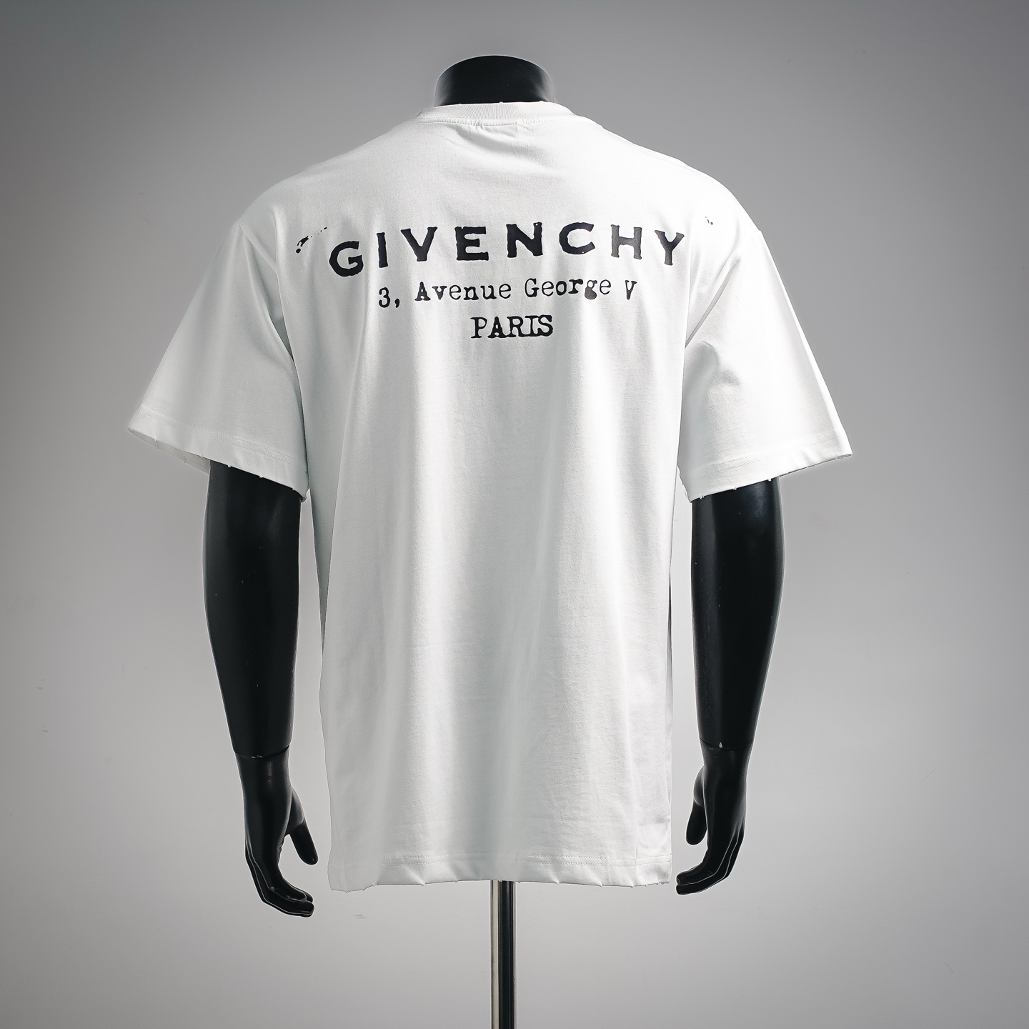 Given letter printed t-shirt