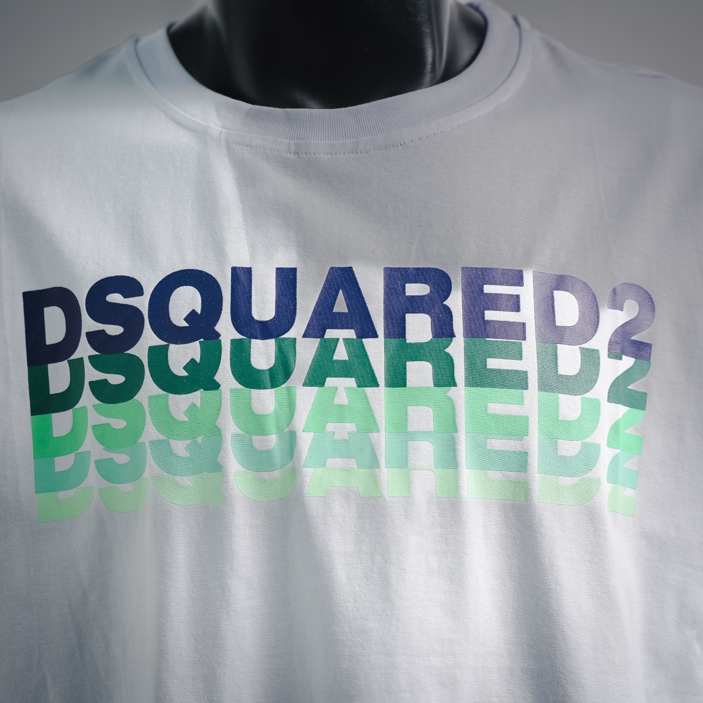Dsqua gradient letter t-shirt