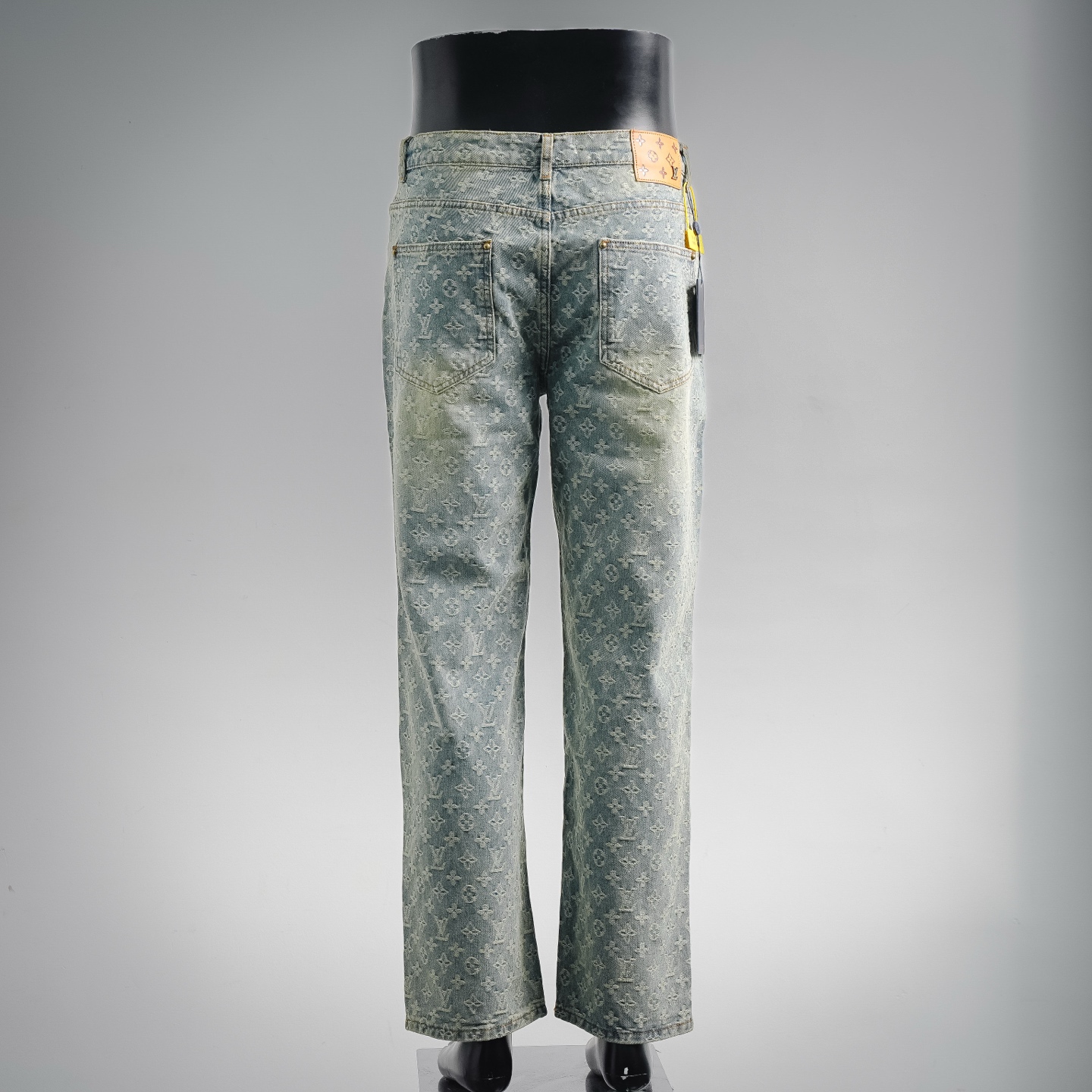 Louis jacquard staright-leg jeans