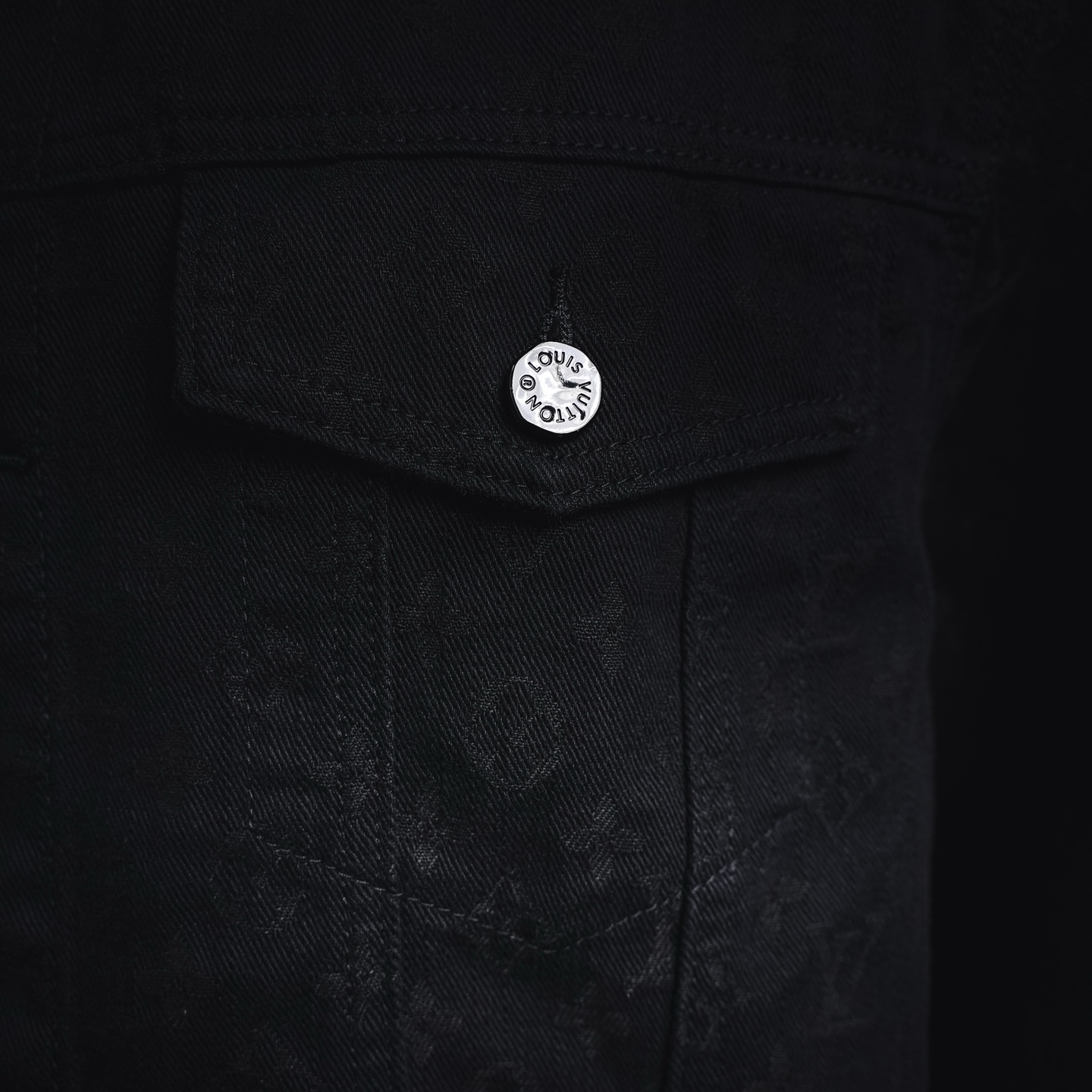Louis all-over denim jacket
