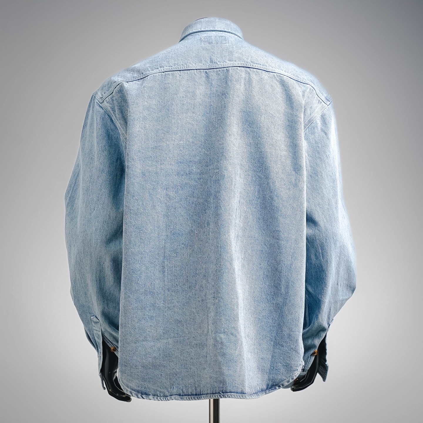 Saint embroidered denim shirts