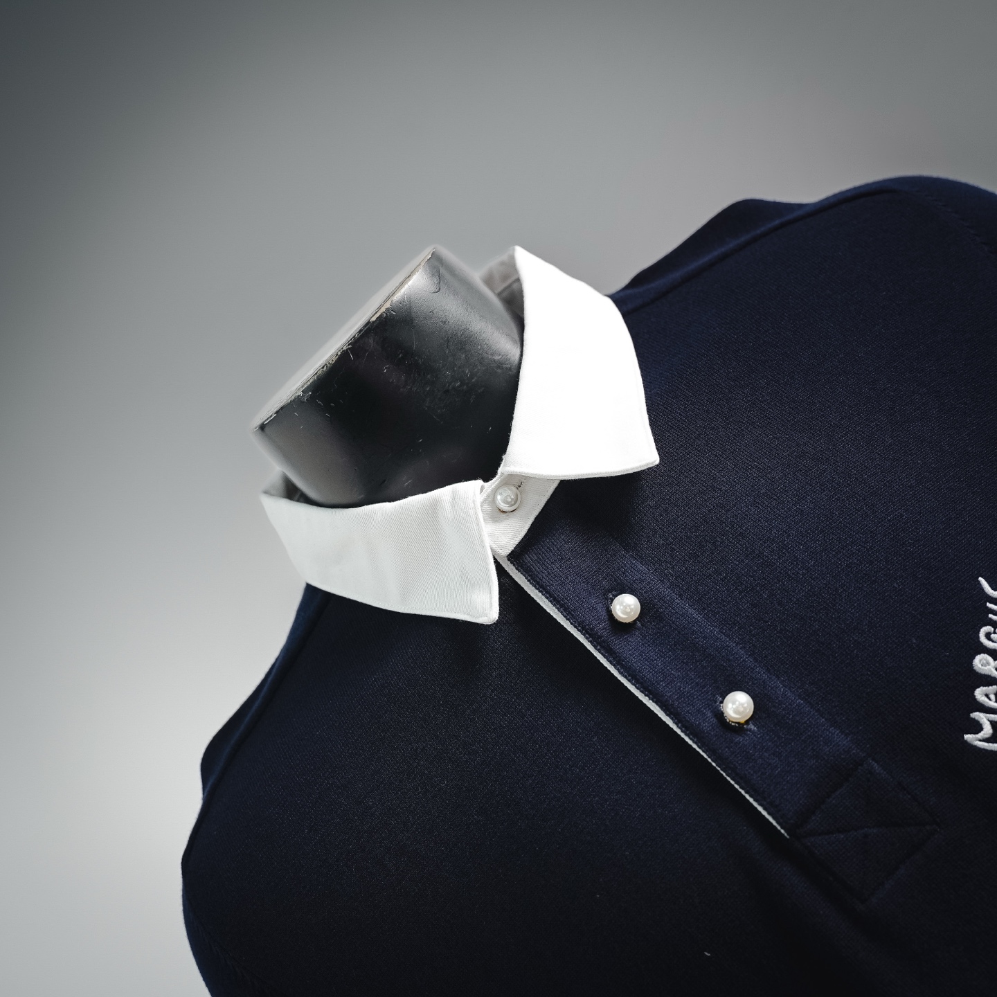 Louis letter embroidered Polo