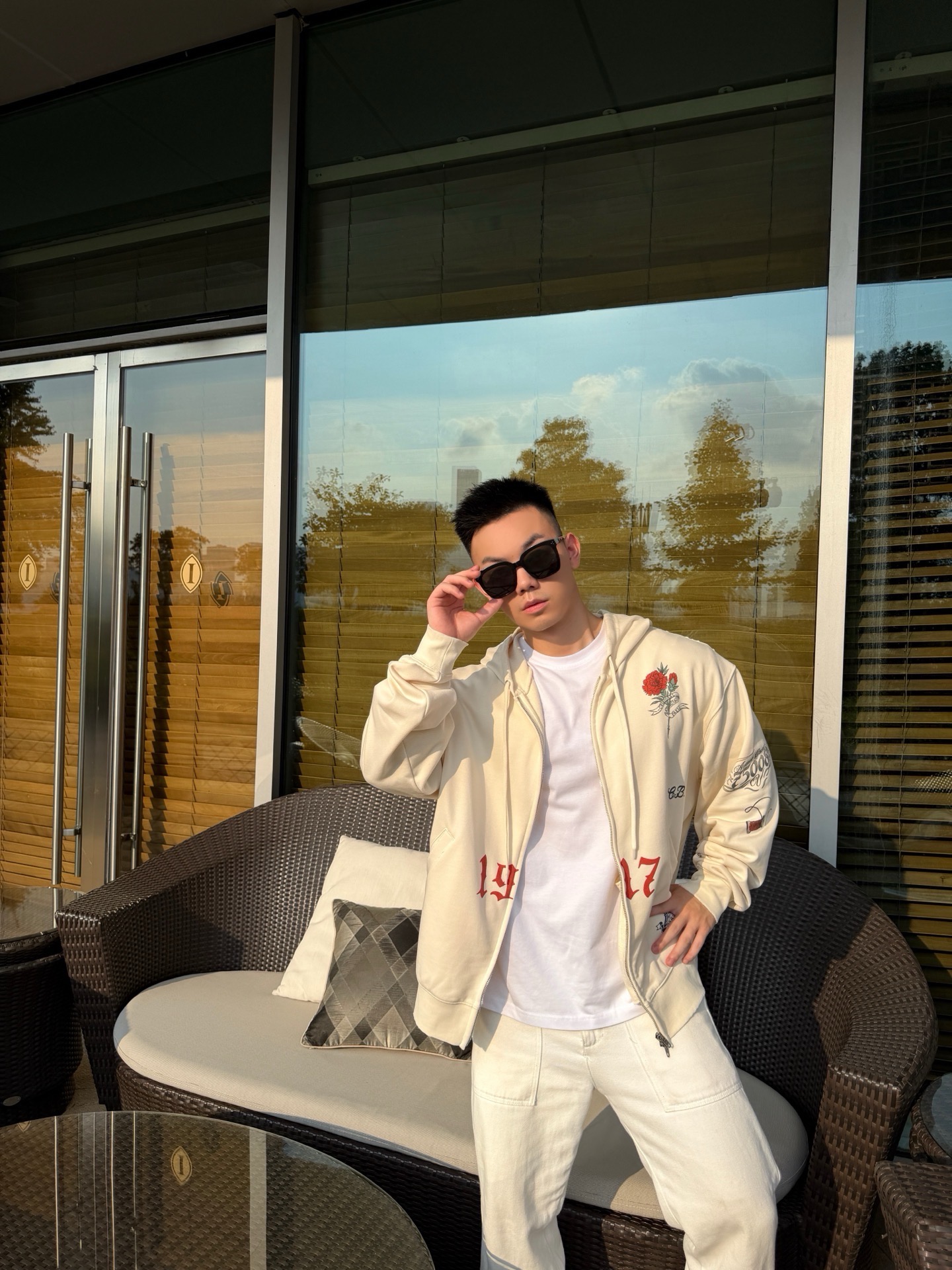 Balen printed hoodie