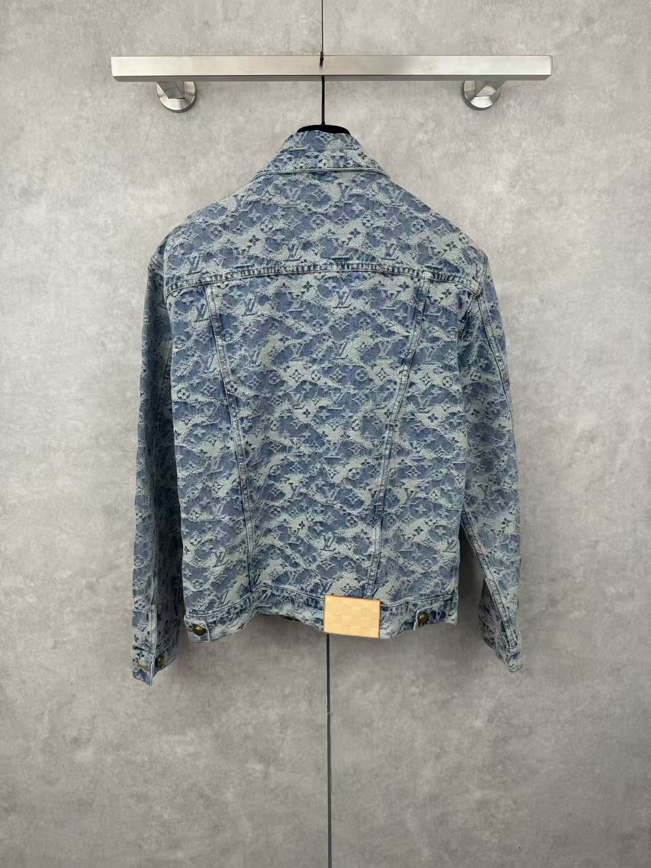 Louis jacquard denim jacket