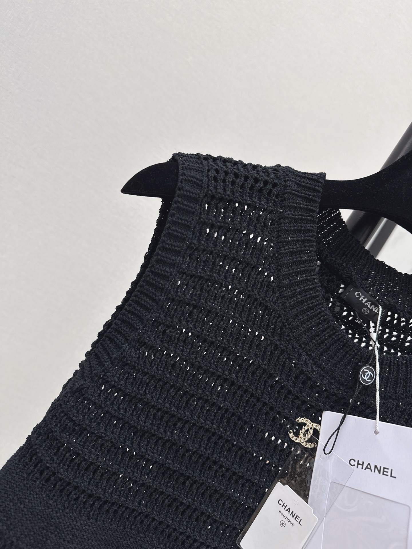 Chan 2ss knit fringe vest