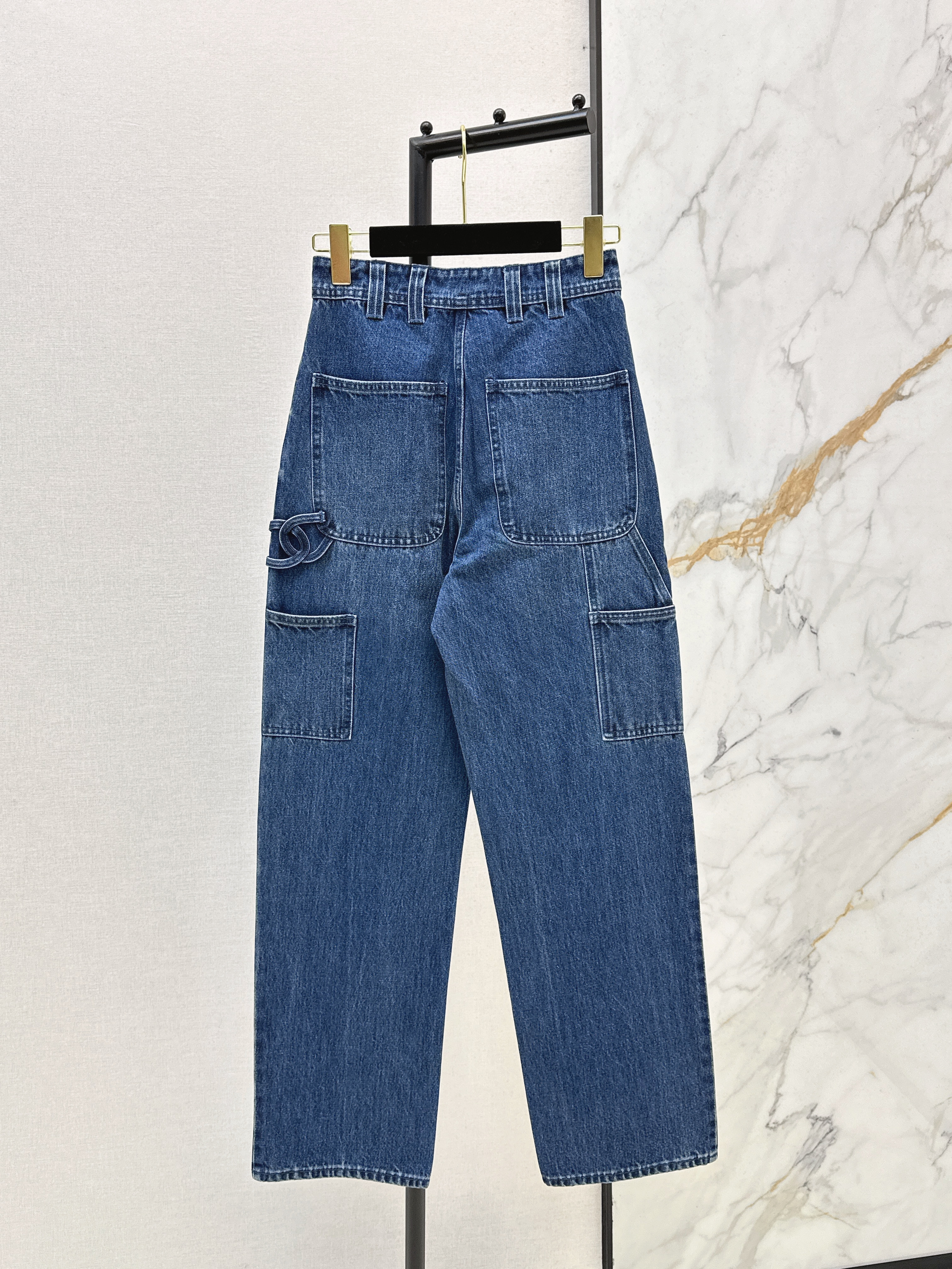 Chan 26ss wide-leg jeans