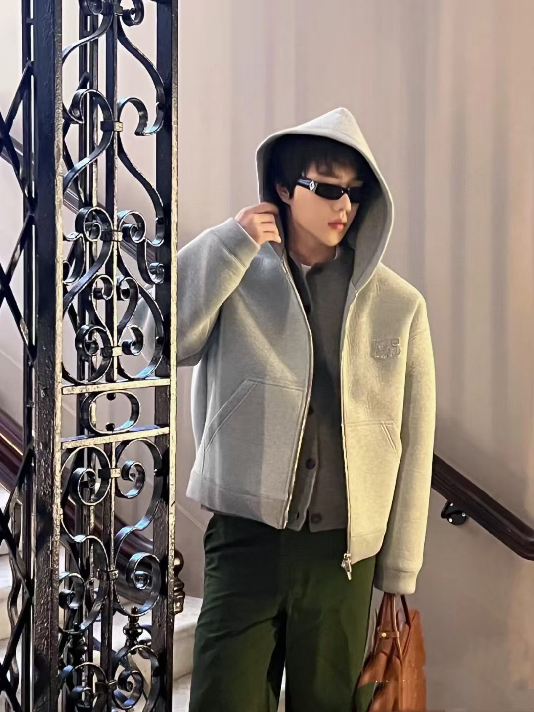 Miu heavyweight boxy jacket