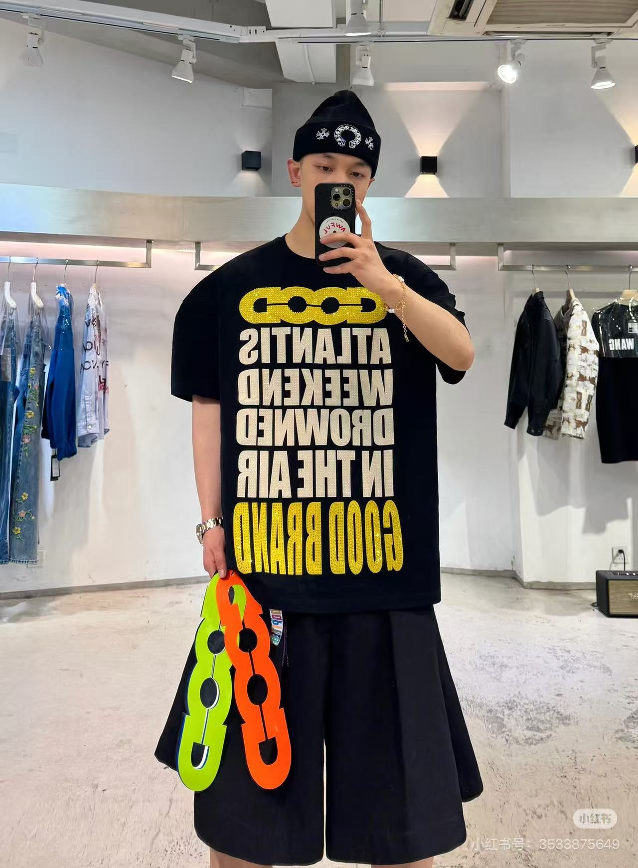 Good letter printed t-shirt