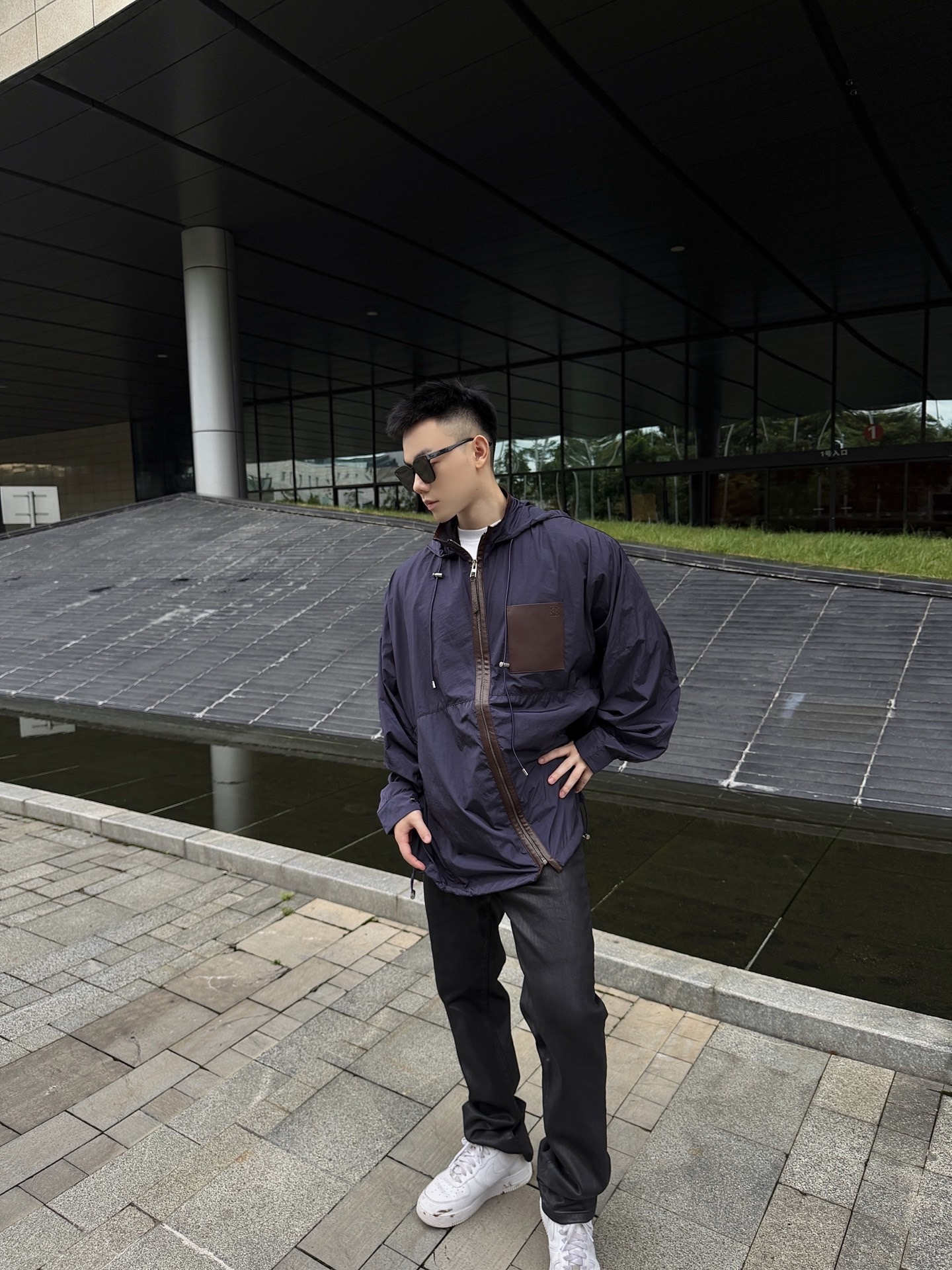 Loe lightweight leather jacket