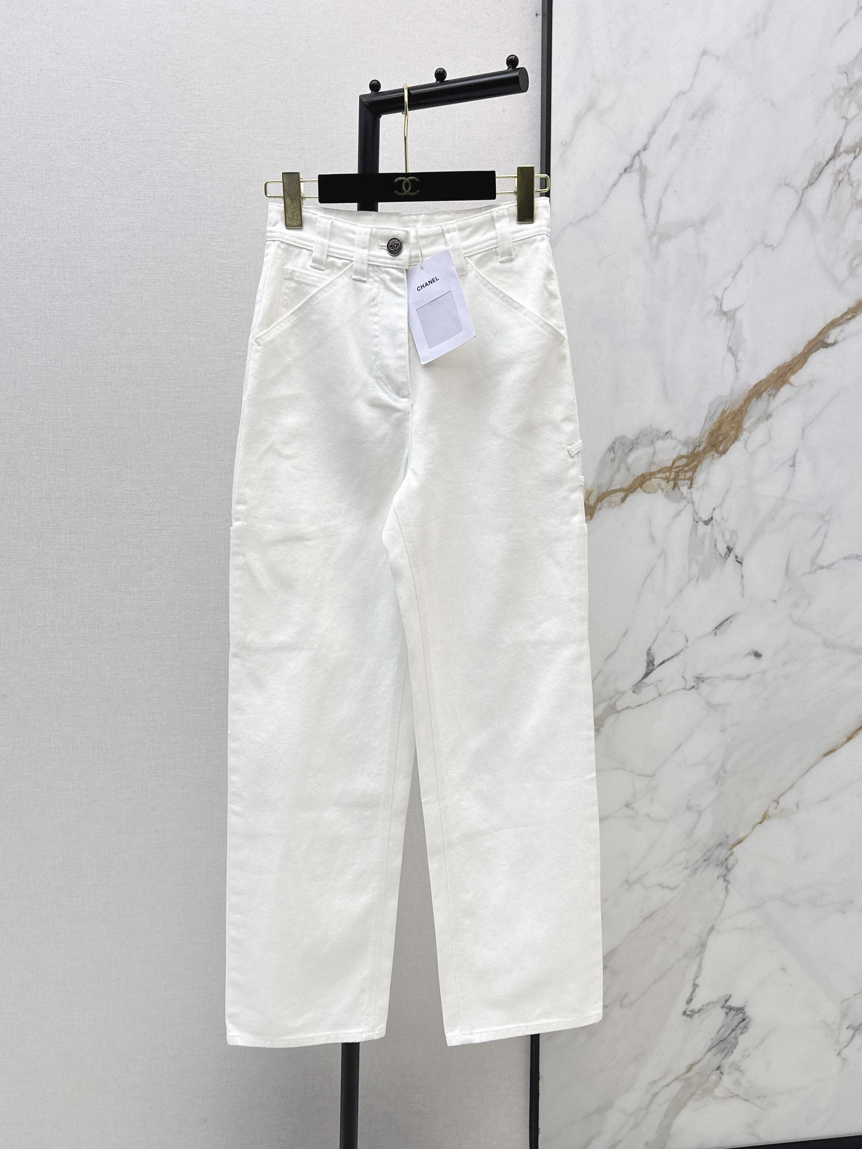 Chan 26ss wide-leg jeans