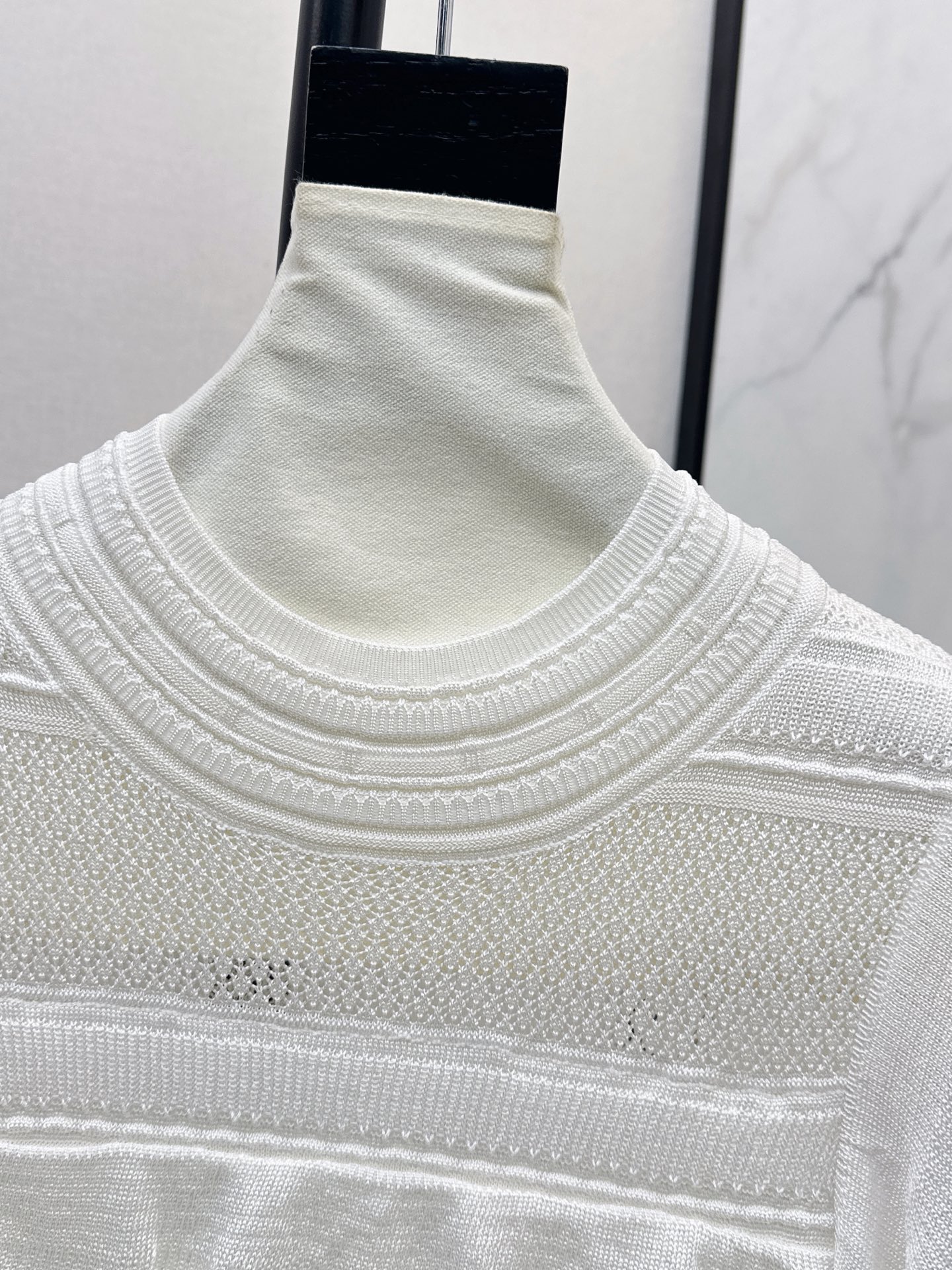 Chol 26fw layered knit dress