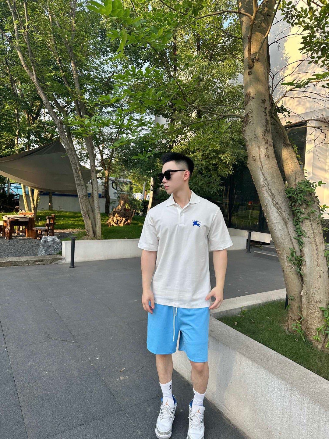Bur embroidered Polo
