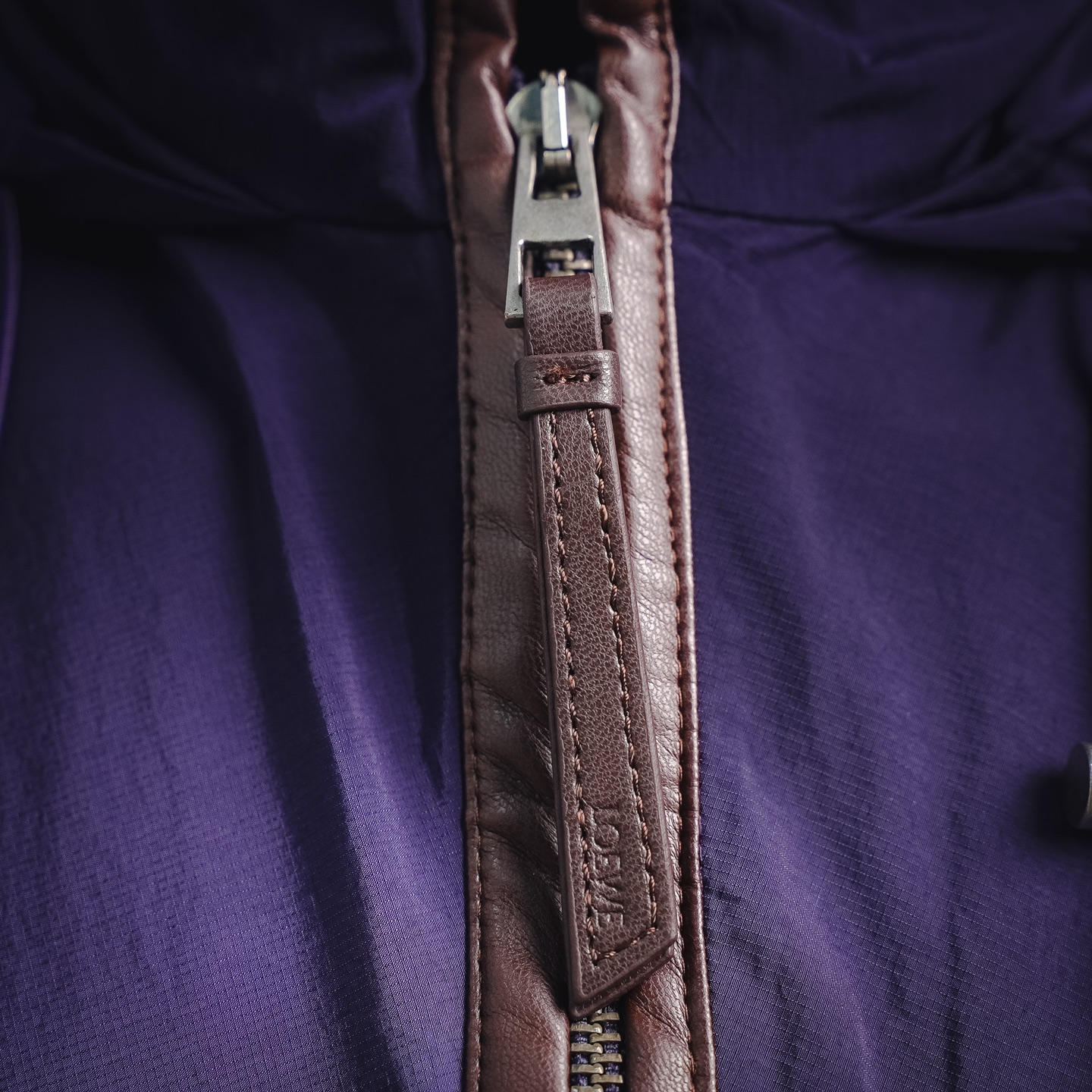 Loe lightweight leather jacket