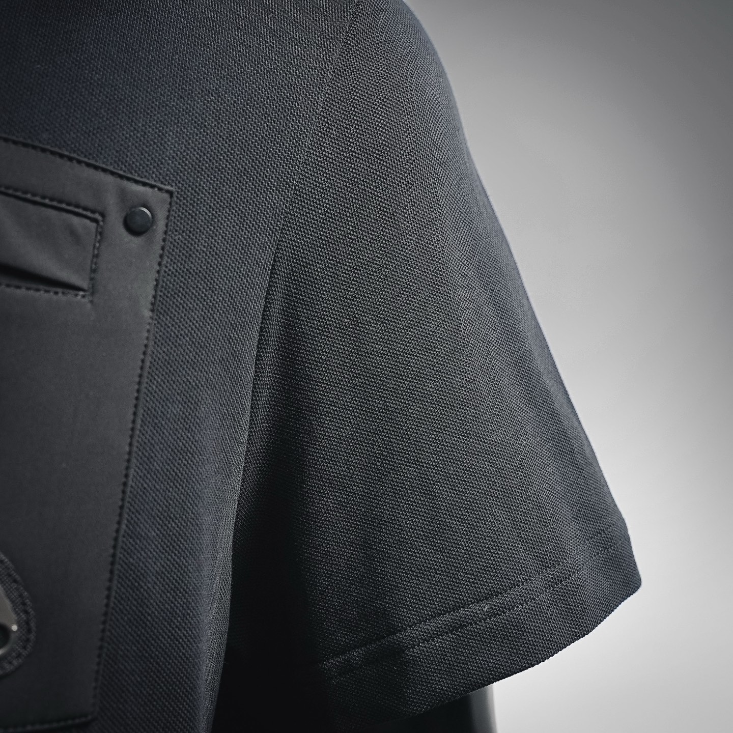 Moose zip-up pocket Polo