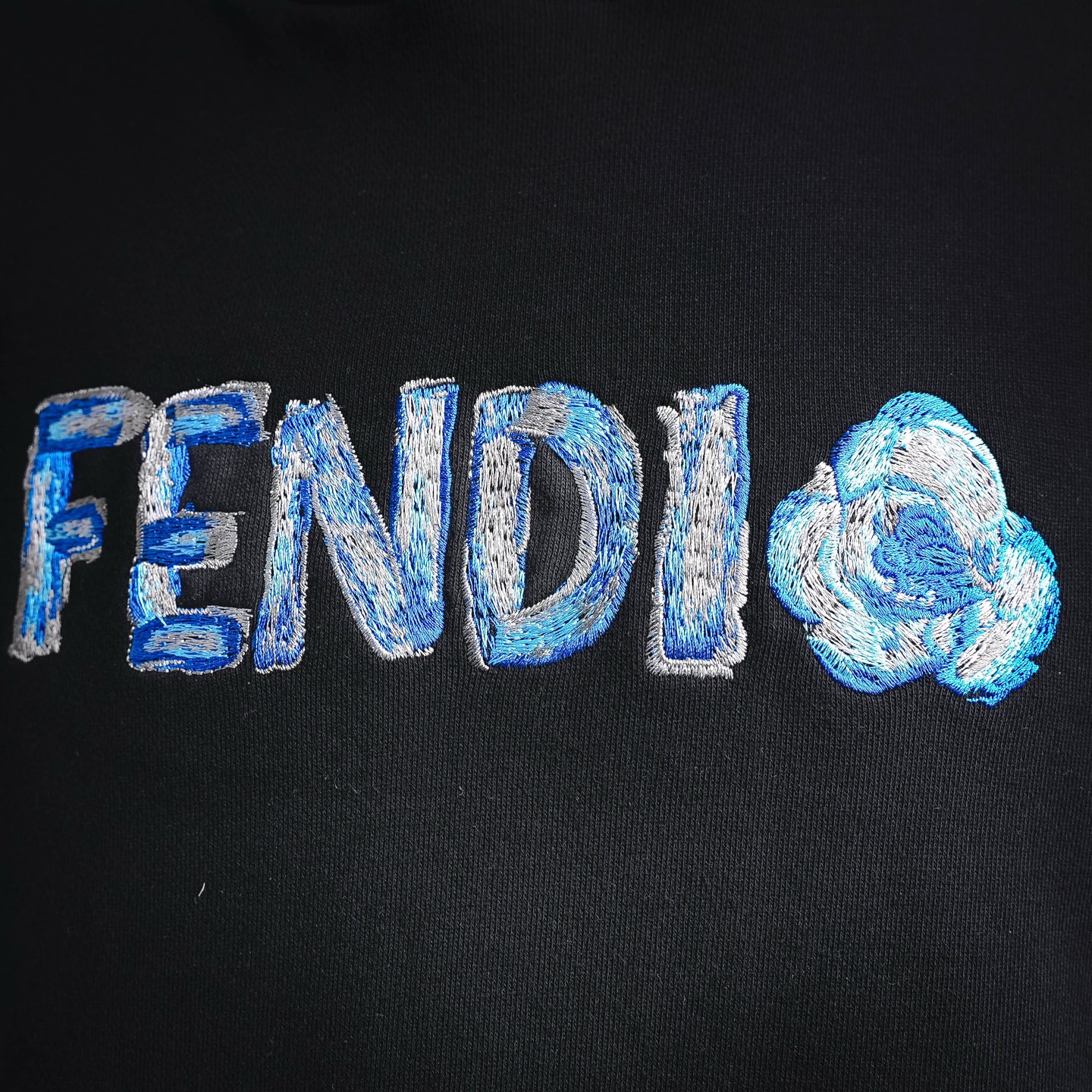 Fend embroidered hoodie