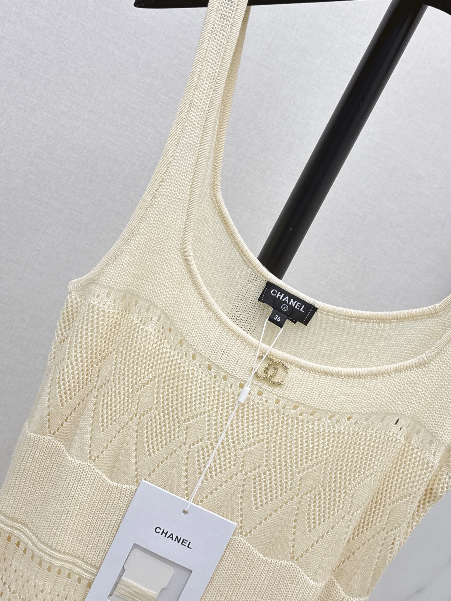 Chan 26ss hollow slip dress