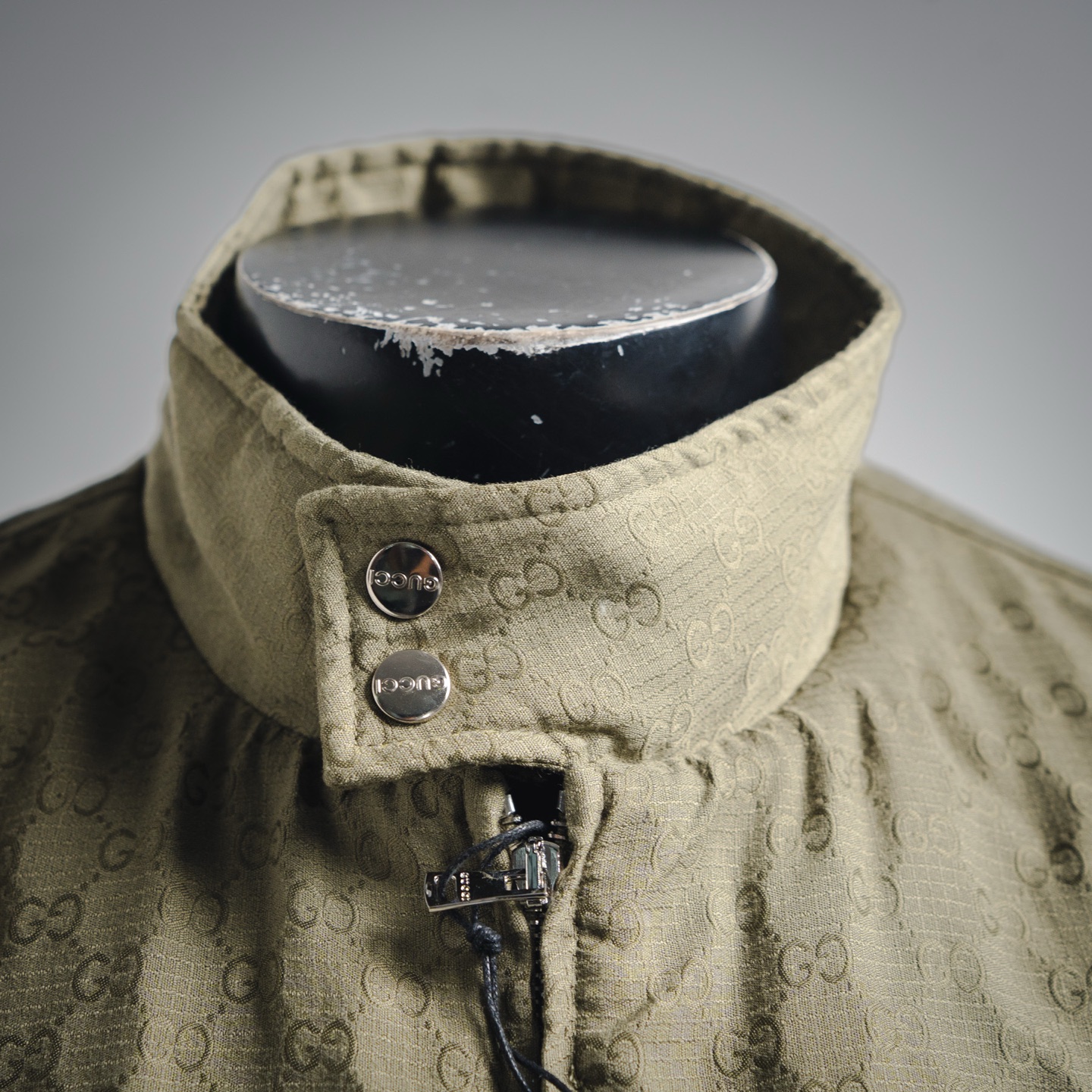 Guc all-over collared jacket