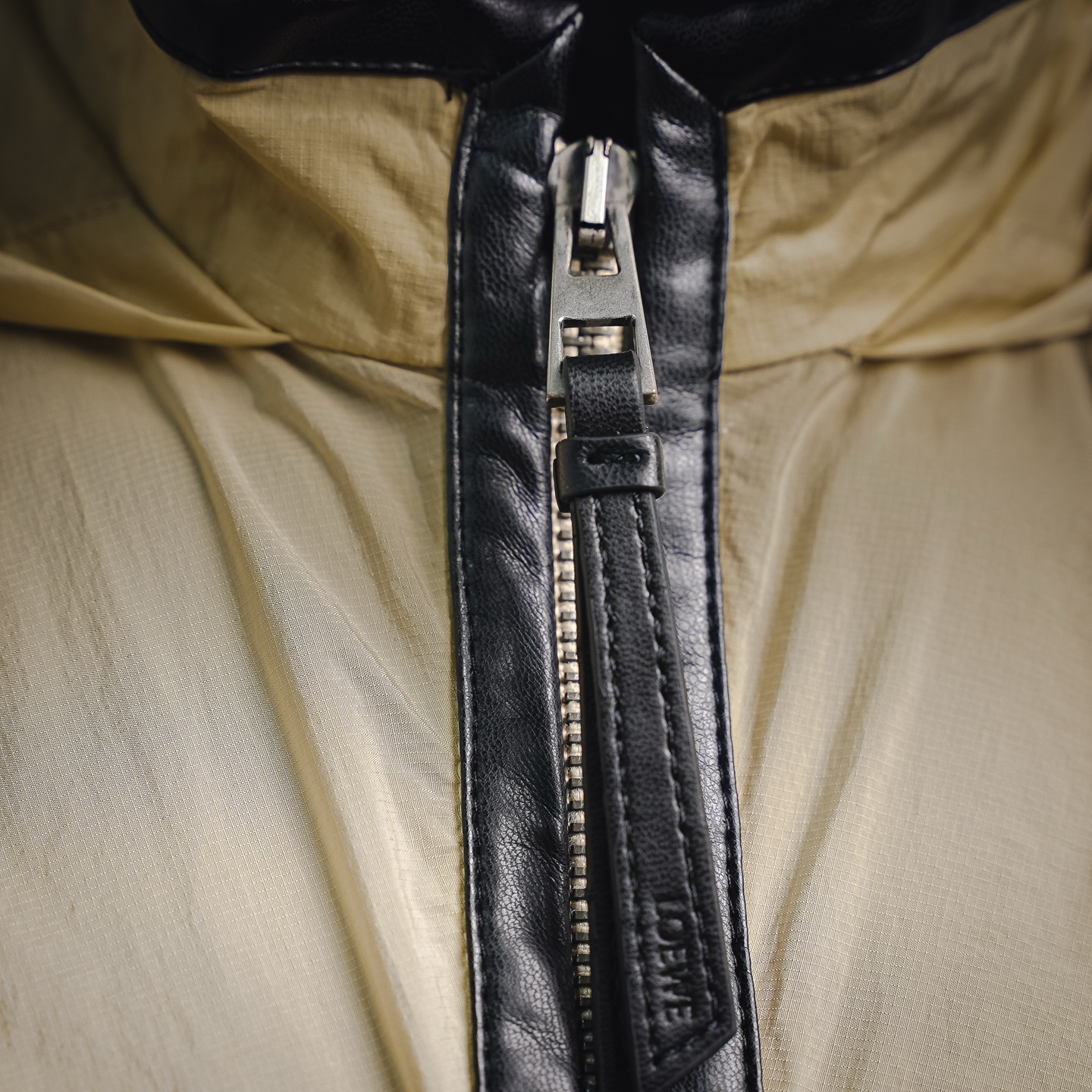 Loe lightweight leather jacket