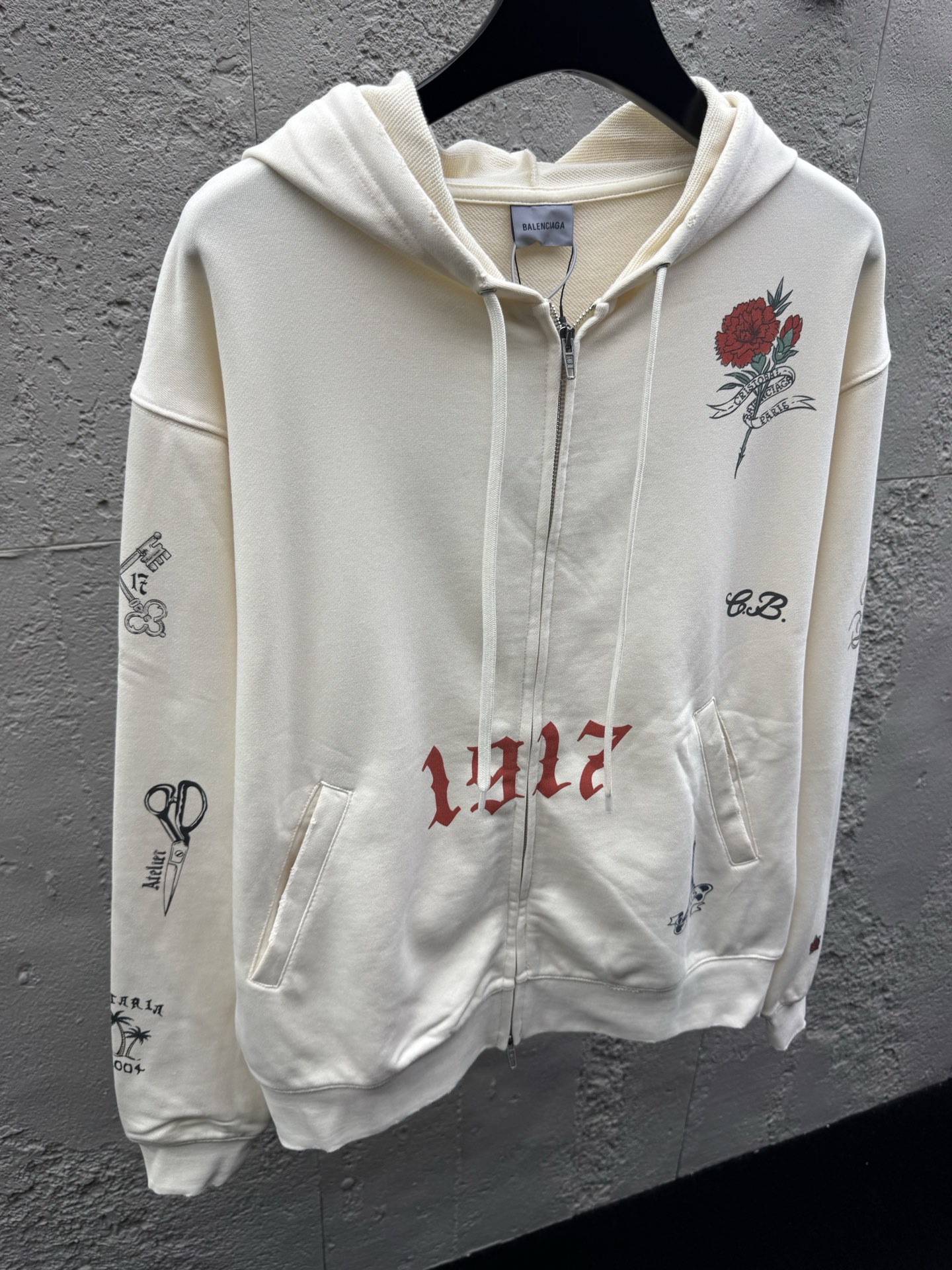 Balen printed hoodie