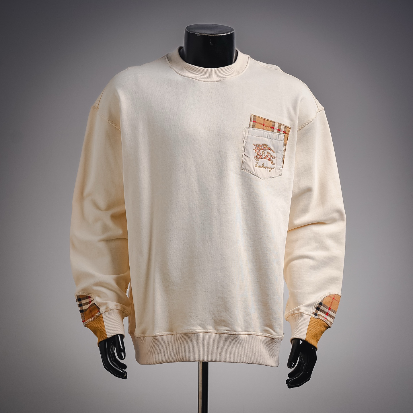 Bur embroidered sweatshirt