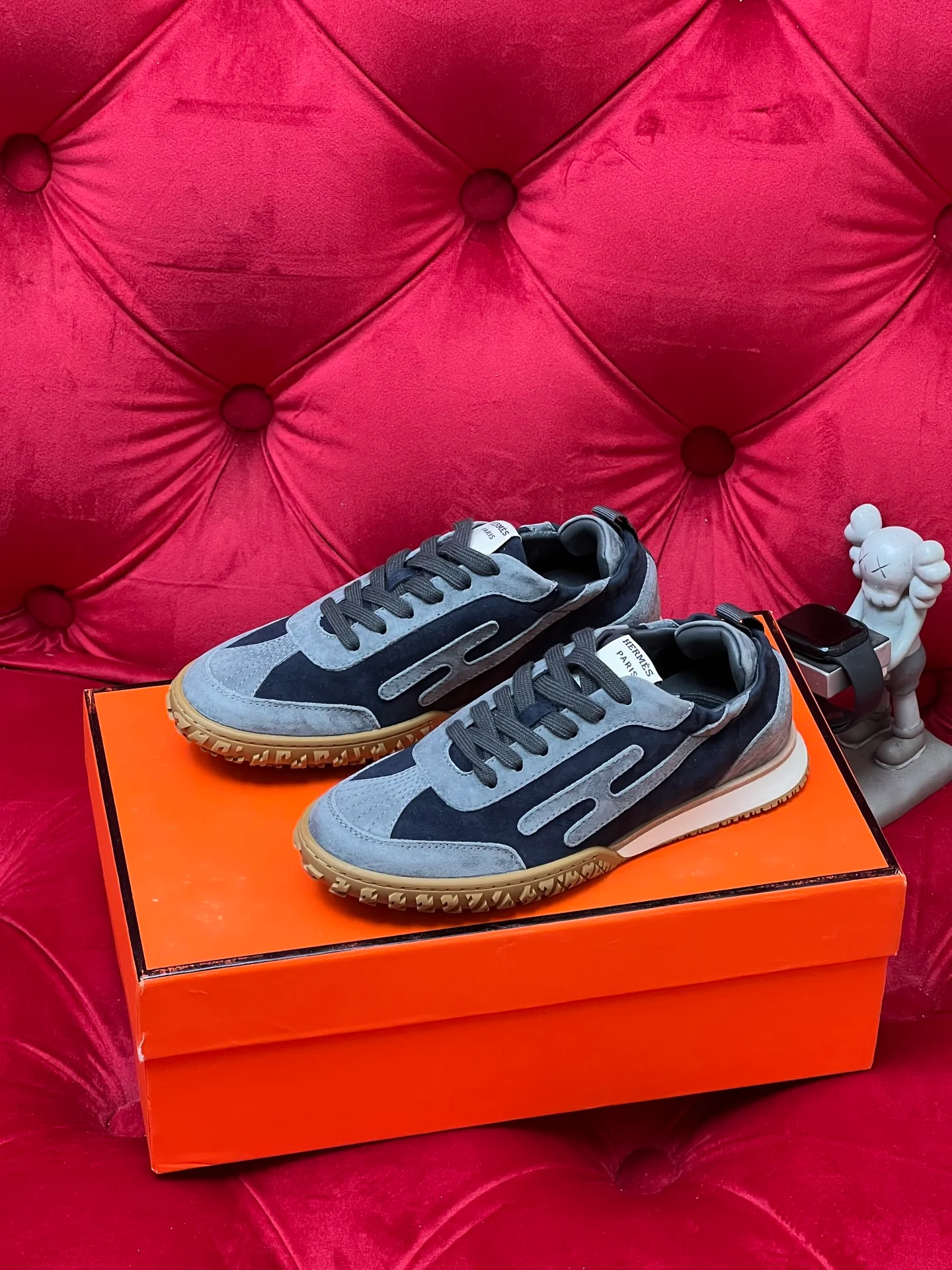 Herm suede sneakers