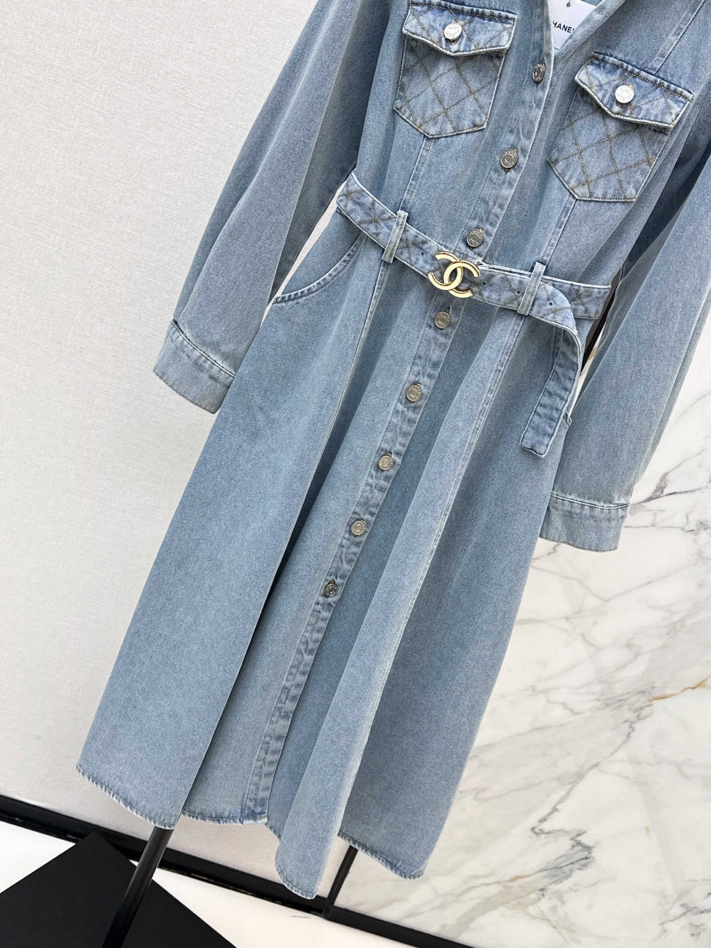 Chan 26fw denim dress
