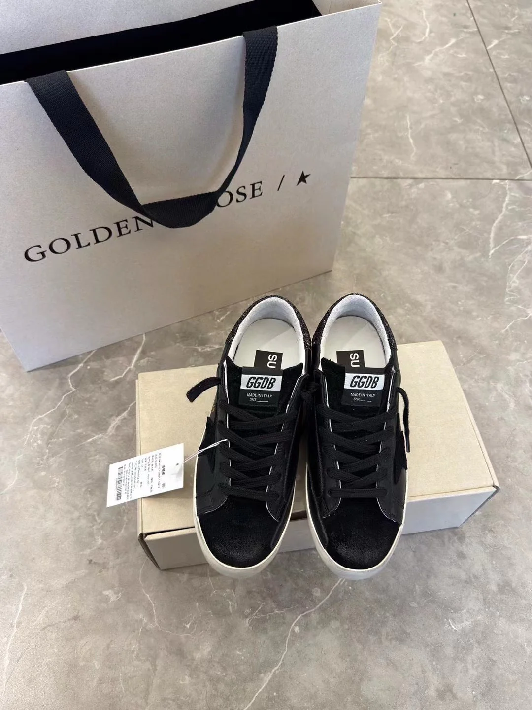 Golden shoes
