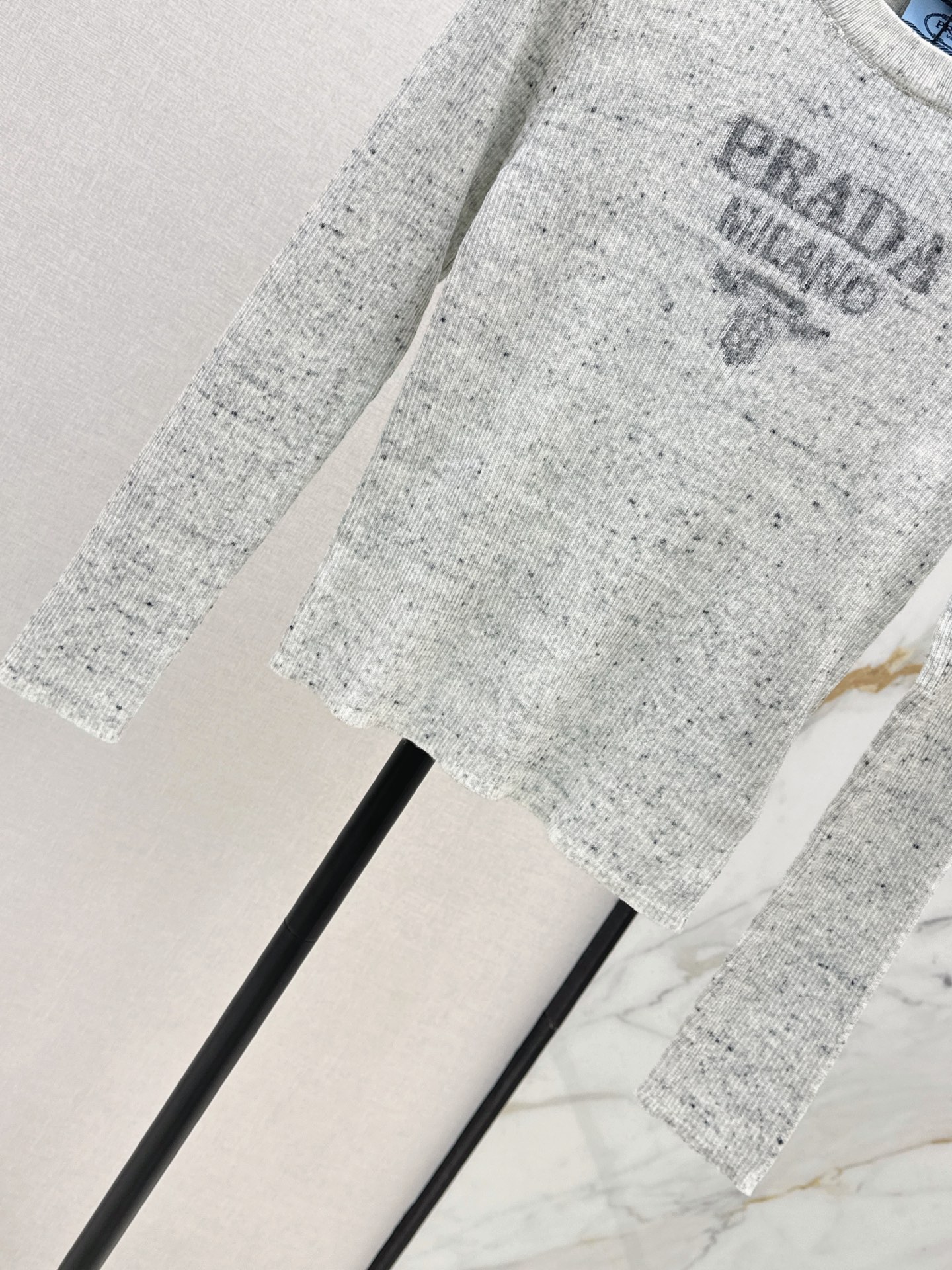Pra 26fw jacquard basic tee