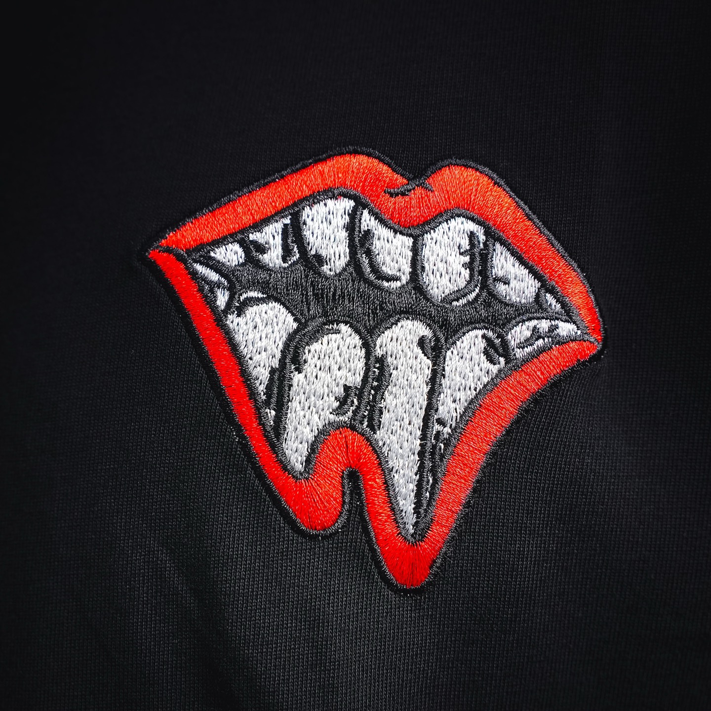 Chrome applique sweatshirt
