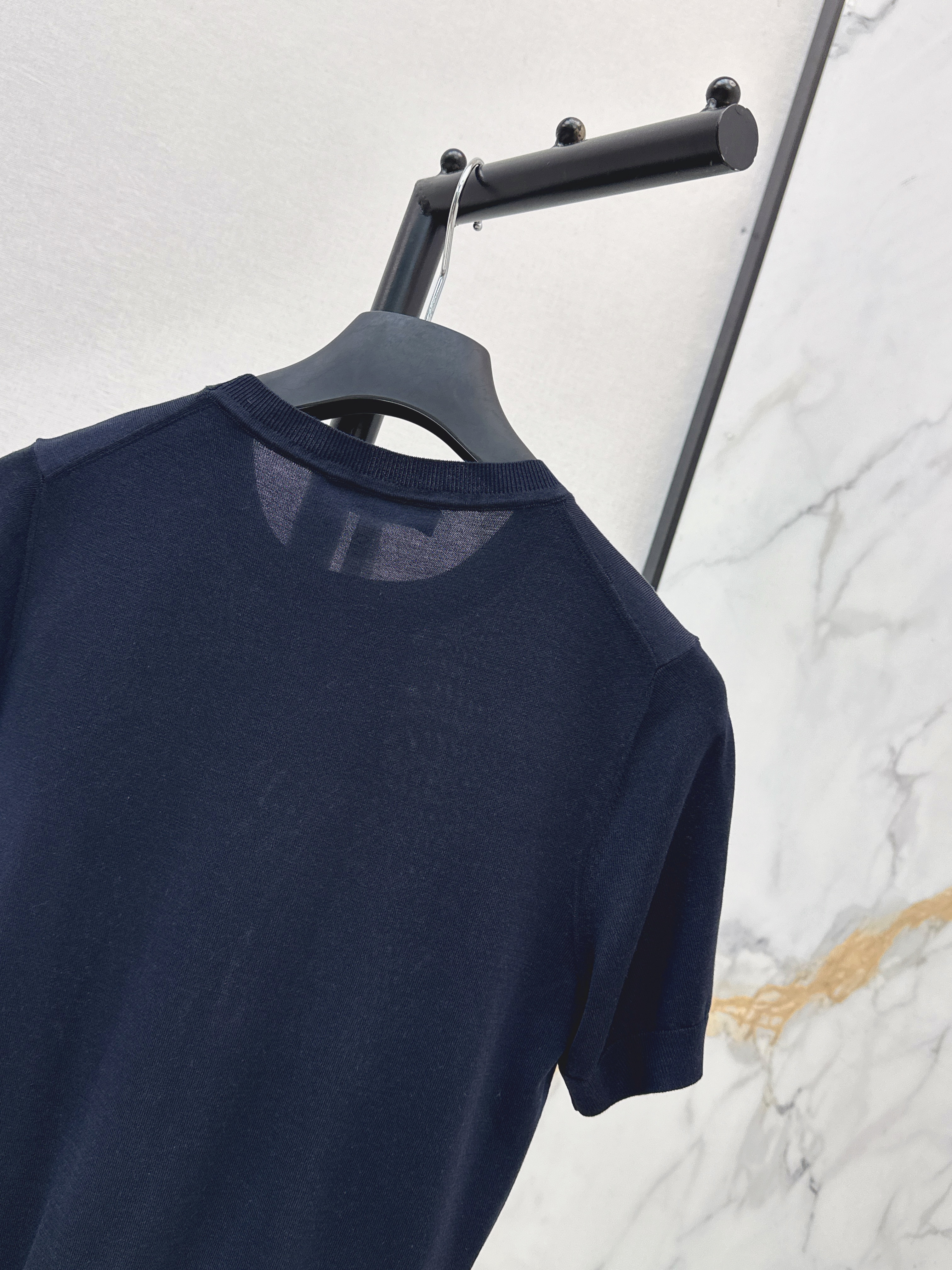 CD 26ss embroidery knit t-shirt
