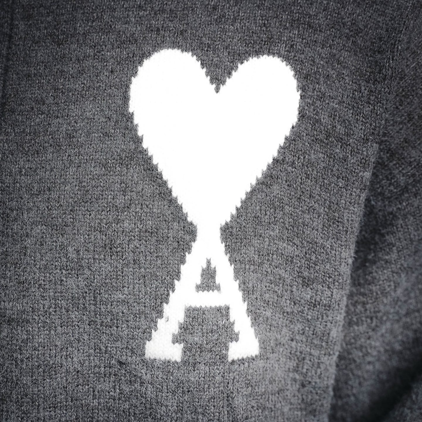 Ami jacquard knit sweater