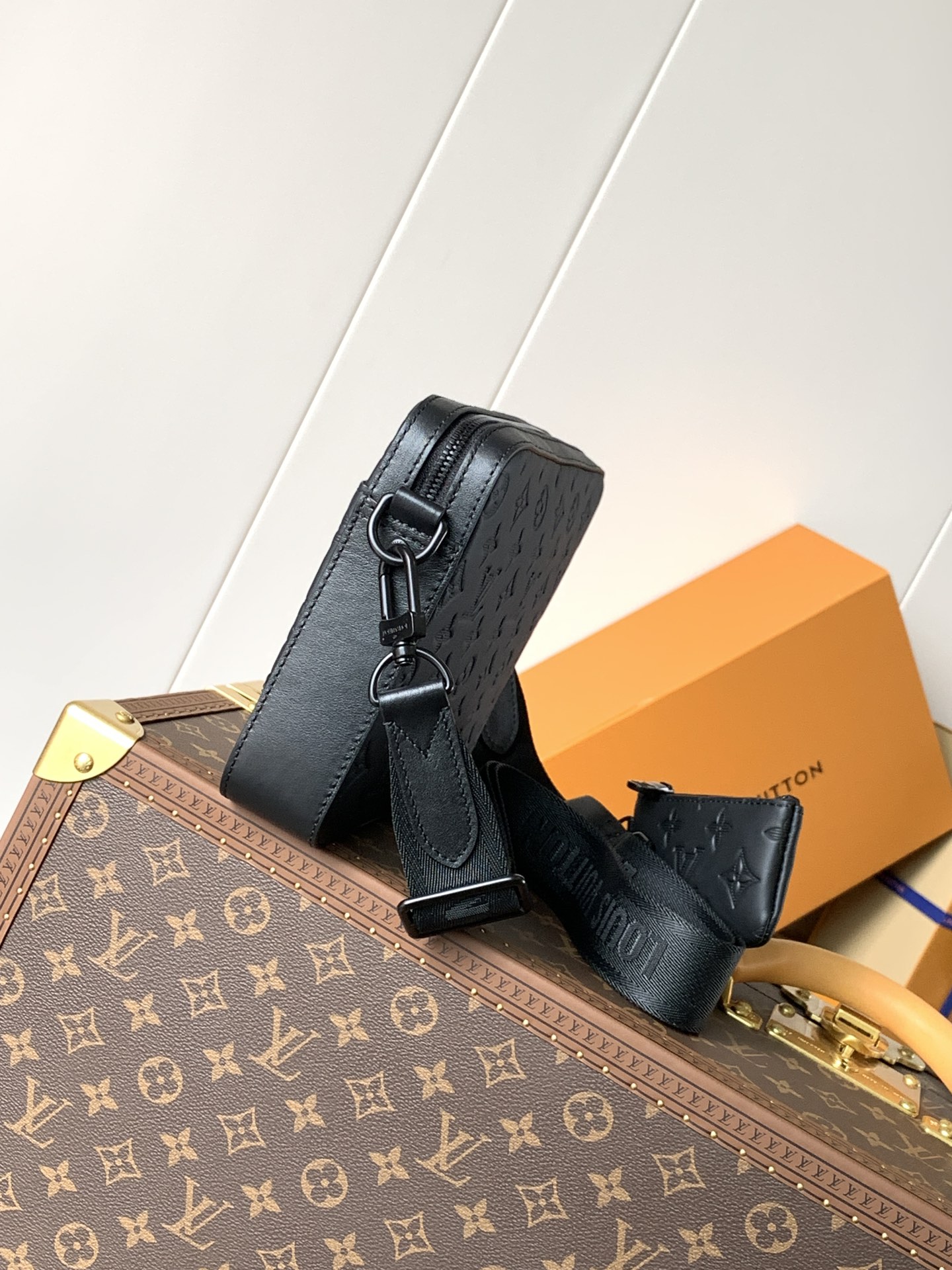 Louis embossed crossbody bag