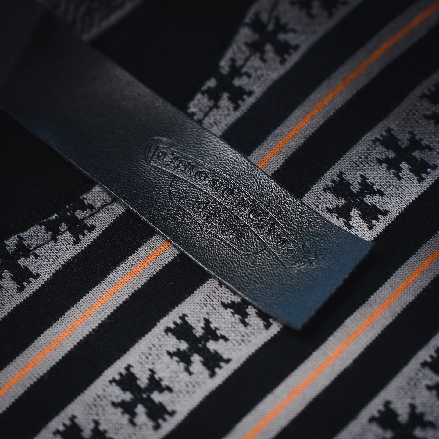 Chrome striped all-over t-shirt