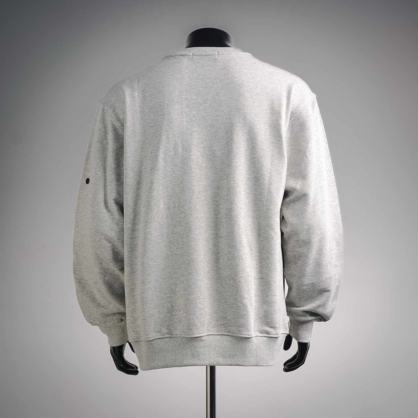 Stone relaxed minimal sweatshirt