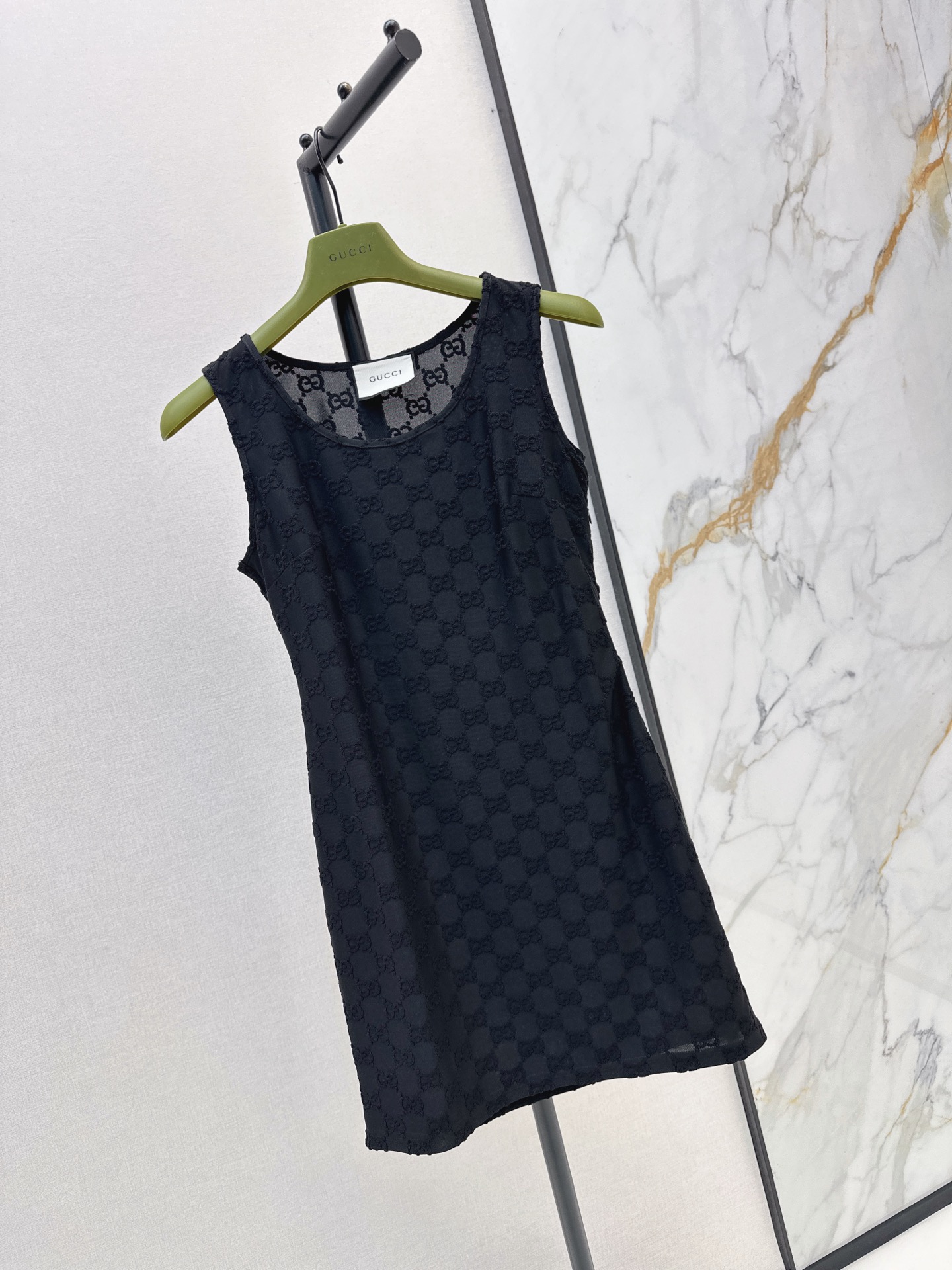 Guc 26ss sleeveless lace dress