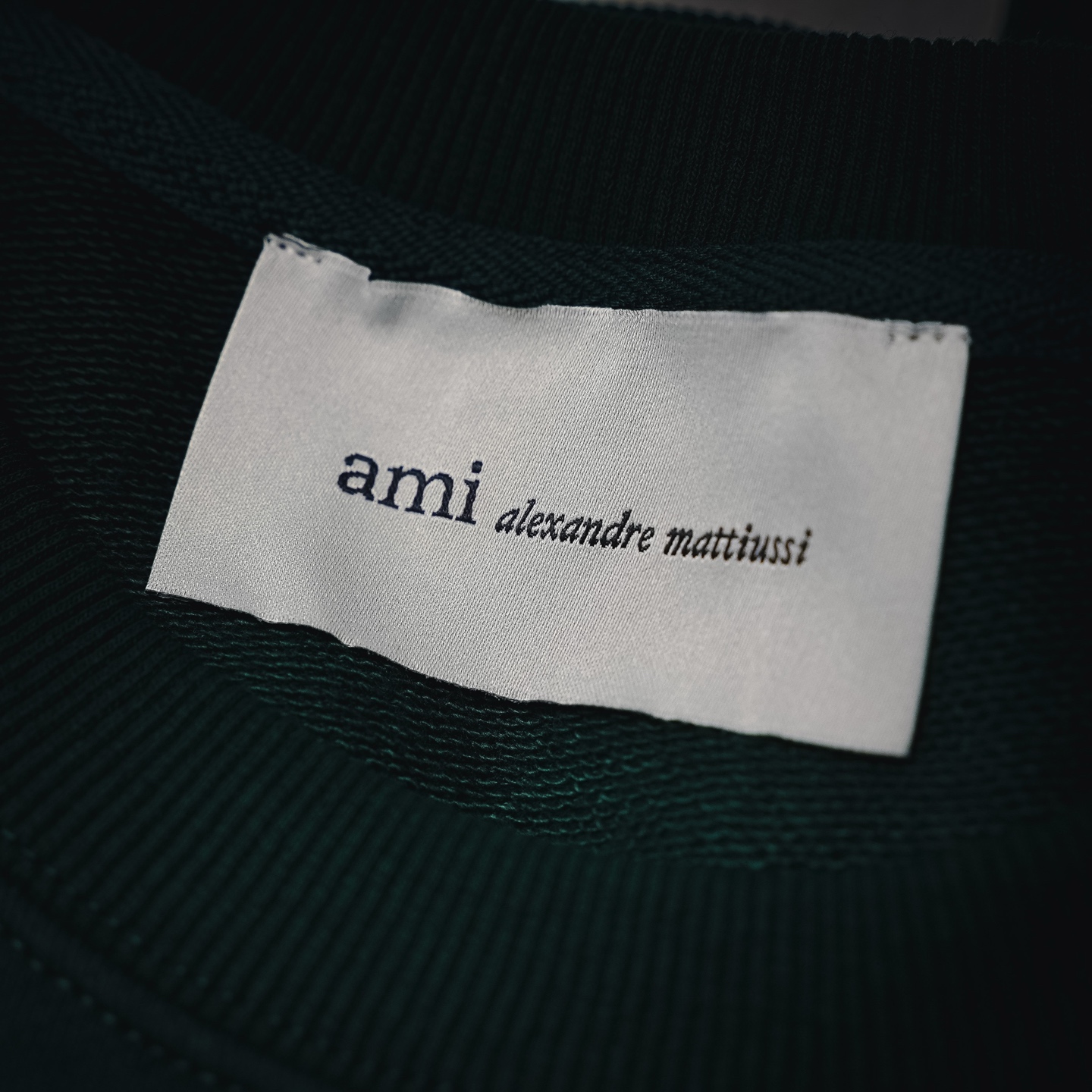 Ami letter embroidered sweatshirt