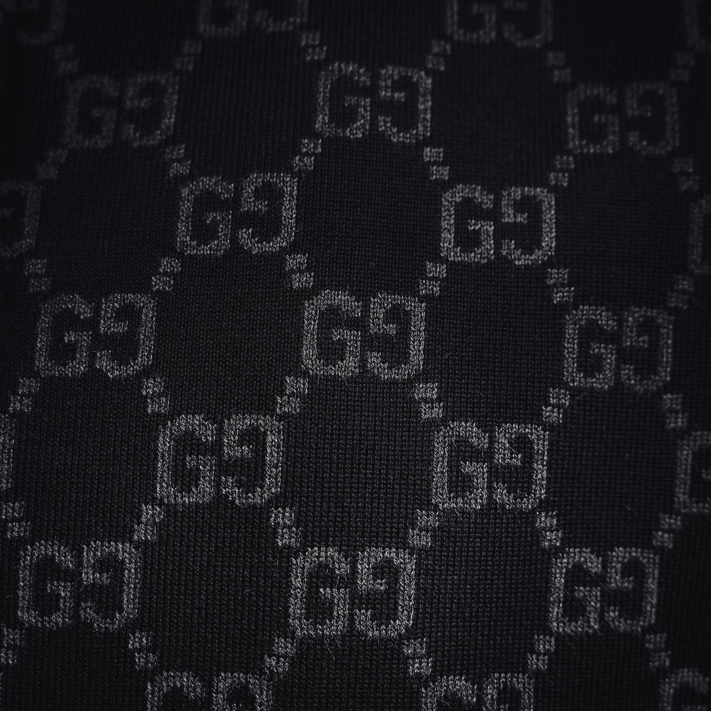 Guc all-over jacquard knit jacket