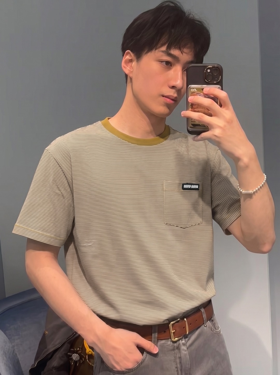 Miu striped t-shirt
