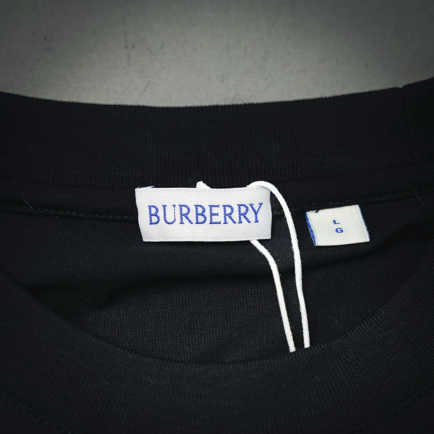 Bur plaid embroidered t-shirt
