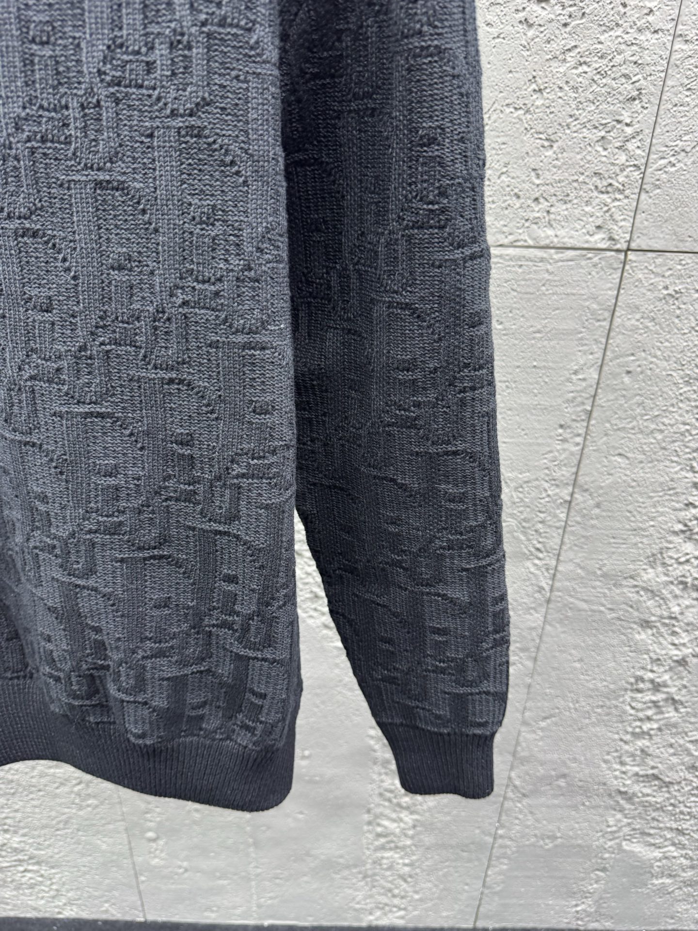 CD all-over jacquard sweater
