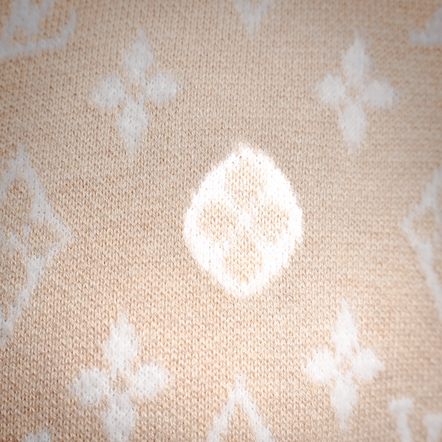 Louis monogram half-zip sweater