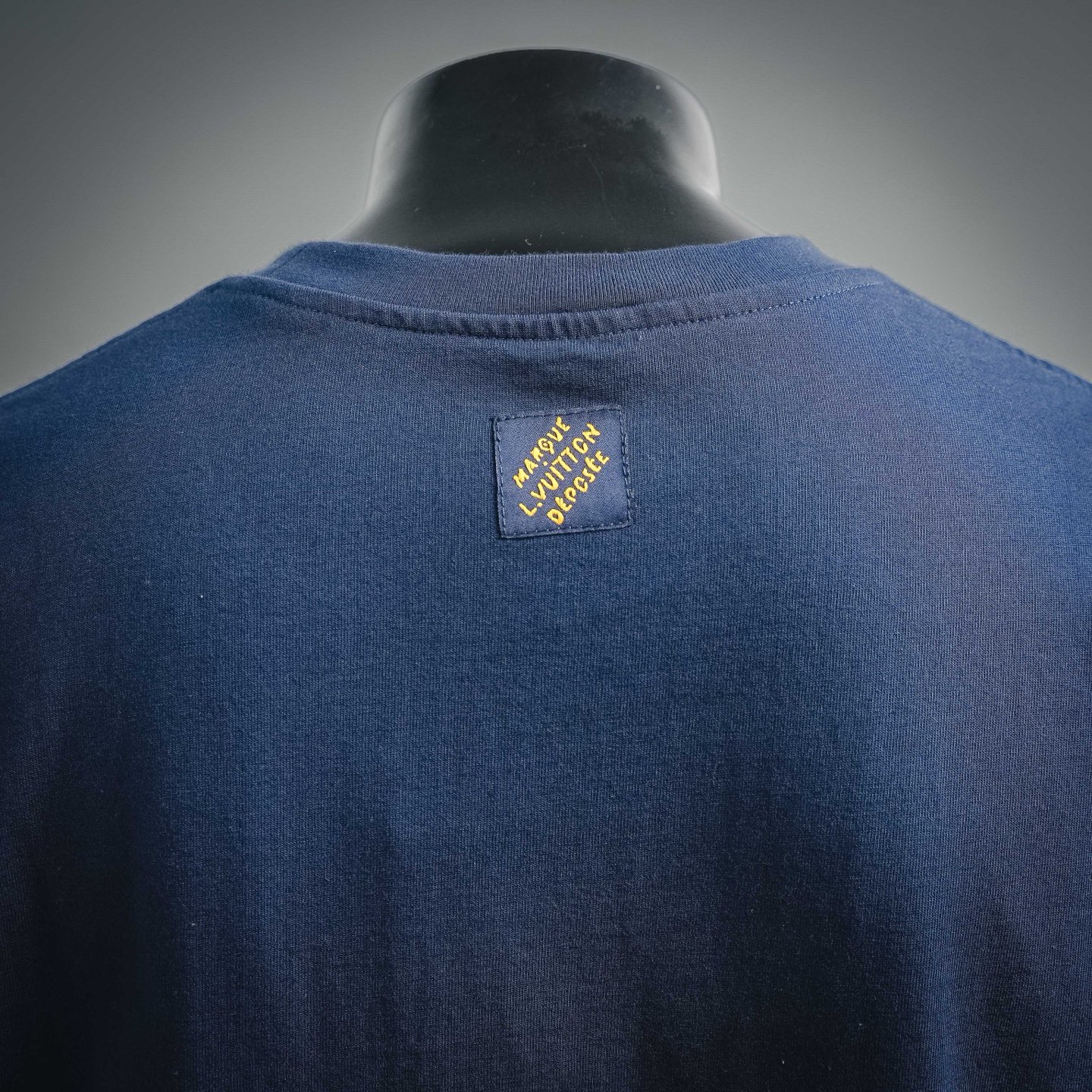 Louis denim applique t-shirt