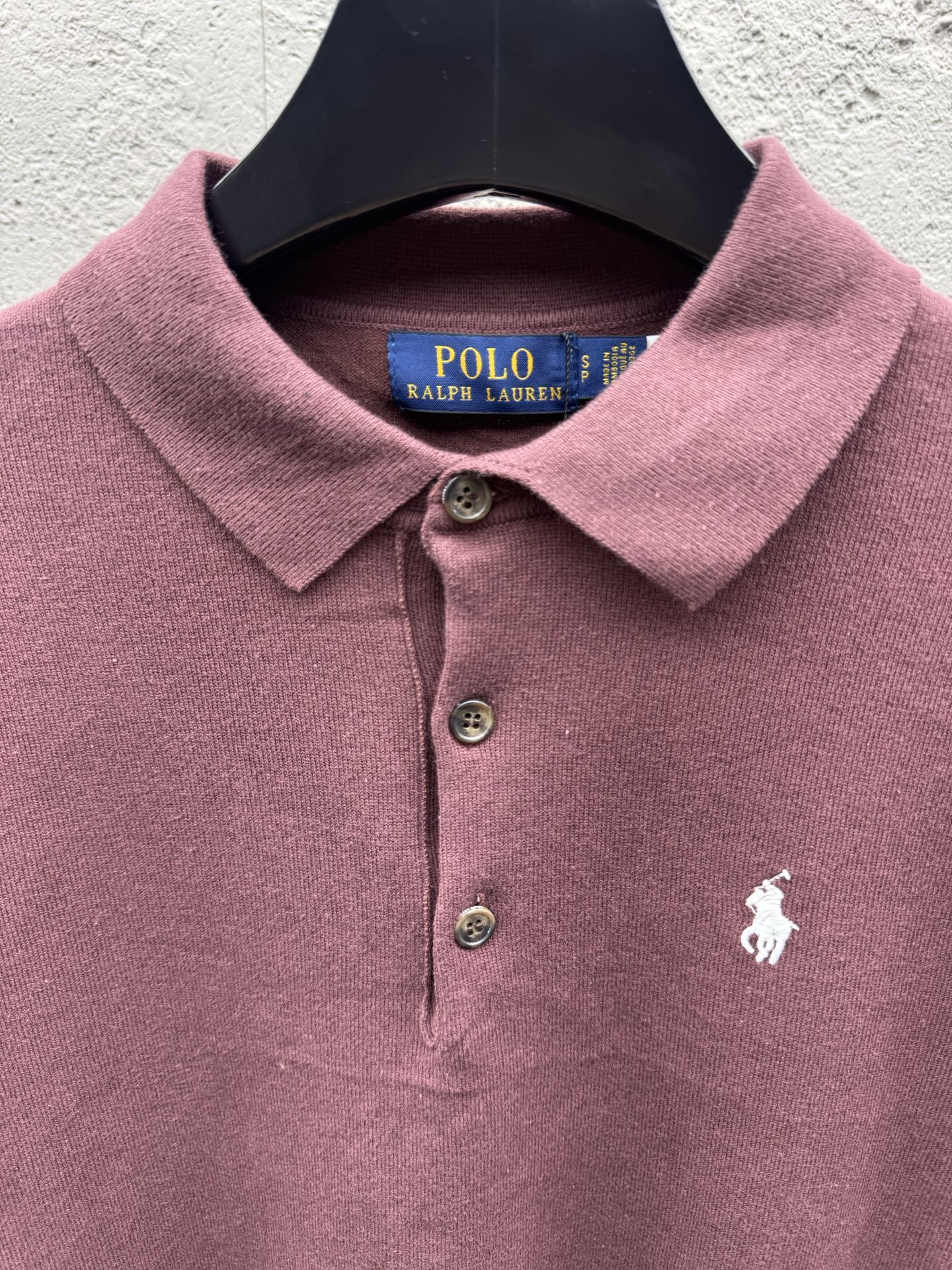 Ralph embroidered knit sweater