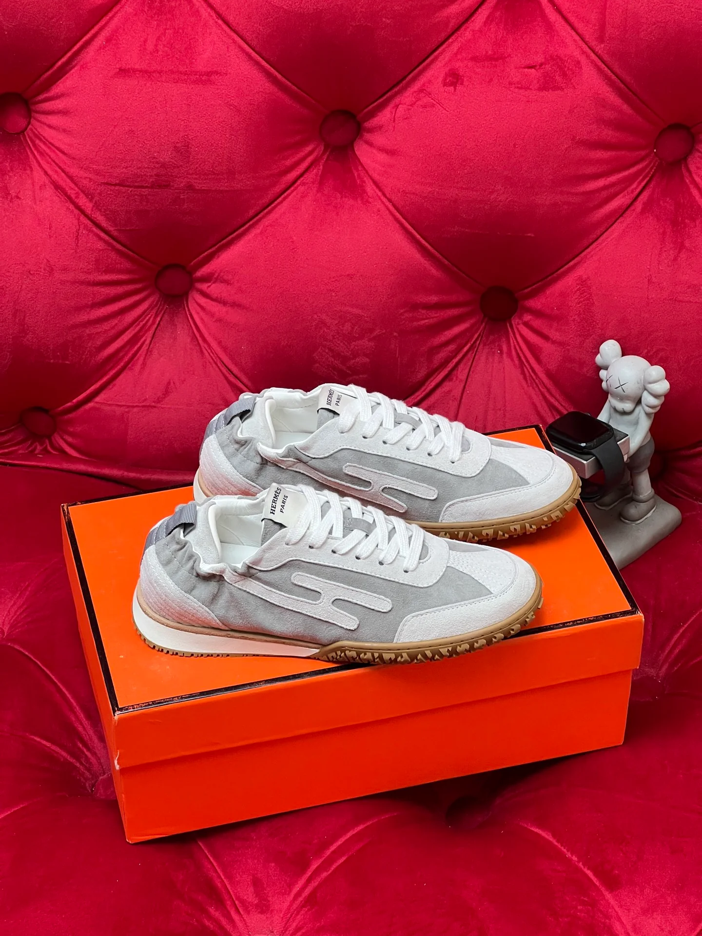 Herm suede sneakers