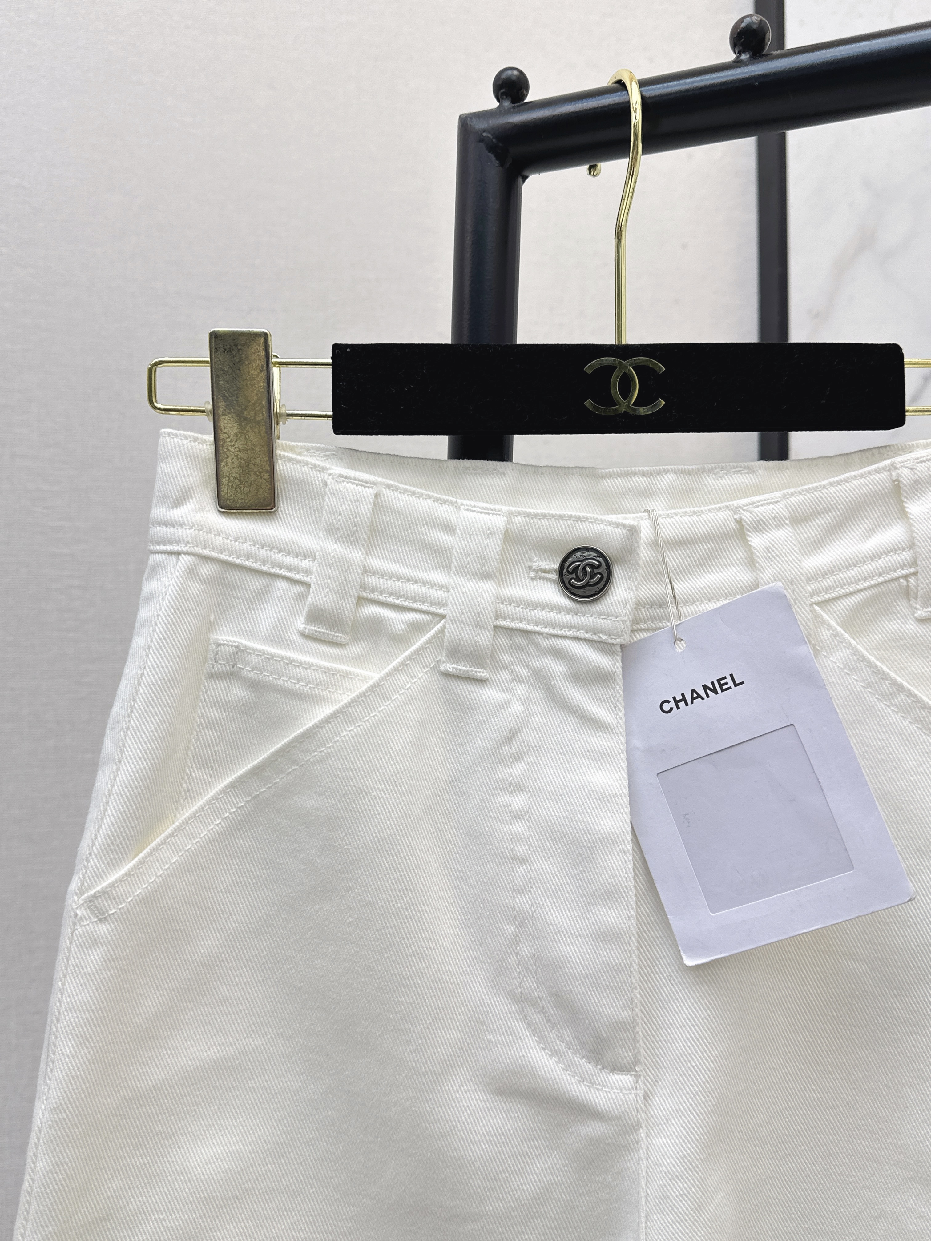 Chan 26ss wide-leg jeans
