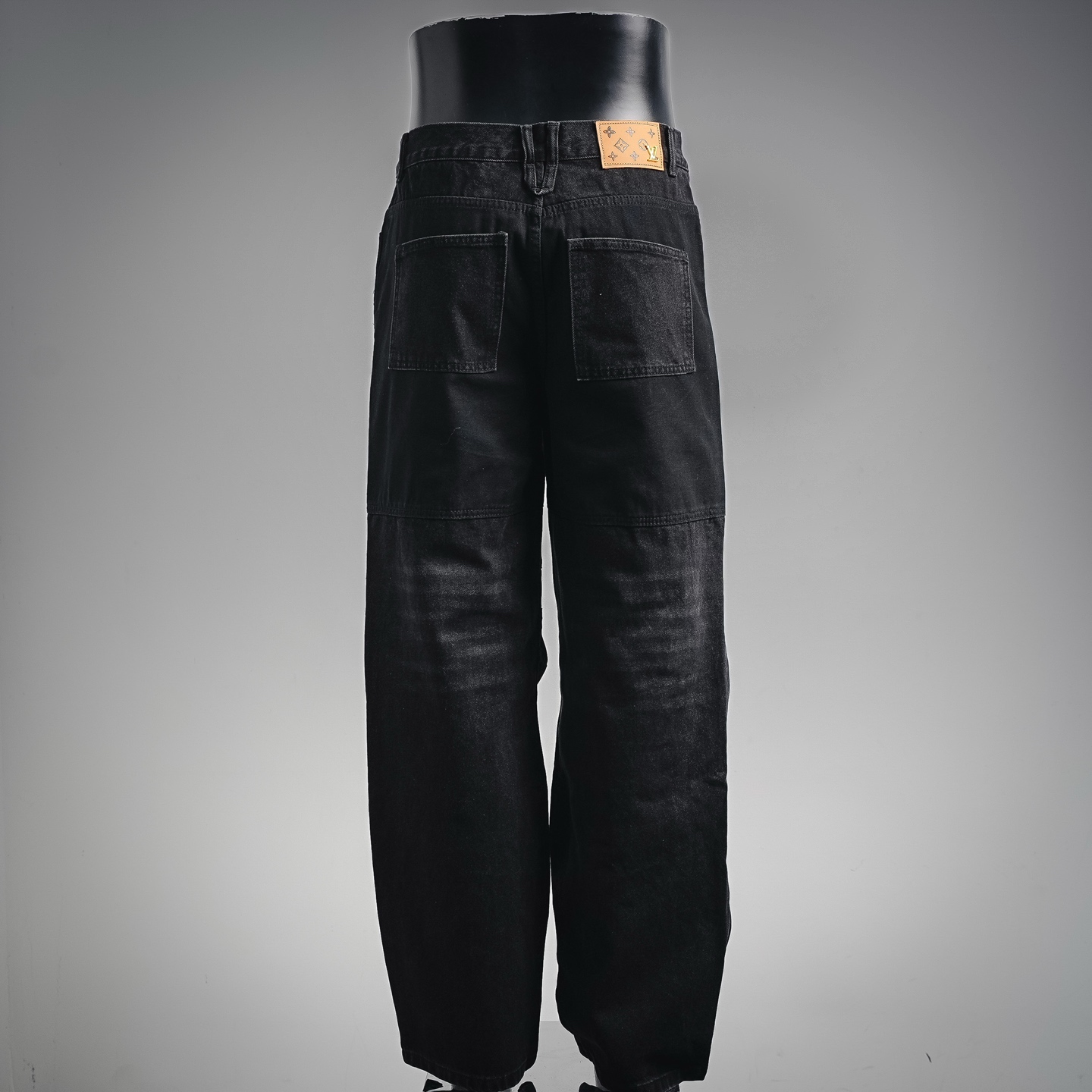 Louis wide-leg monogram jeans