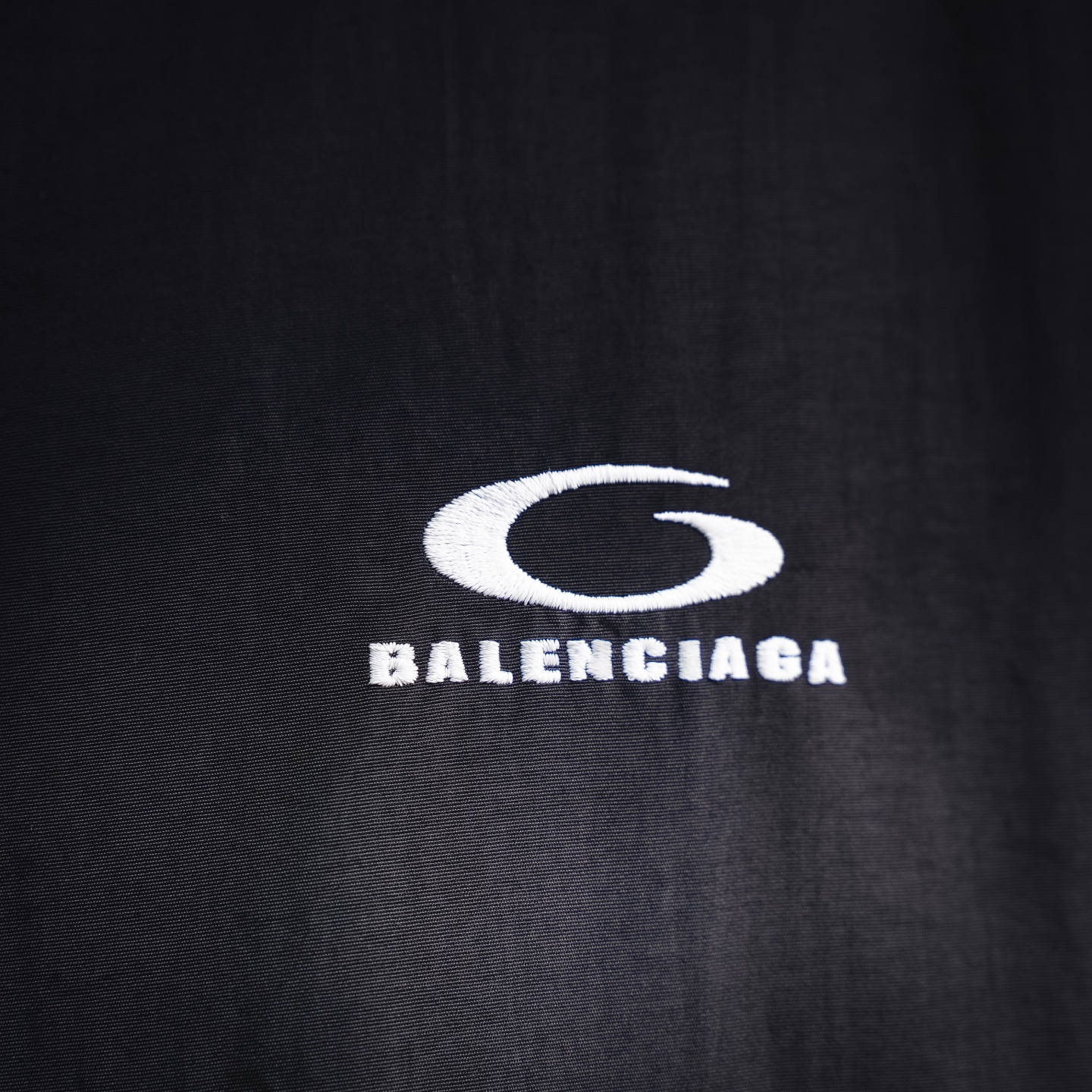 Balen embroidered hooded jacket